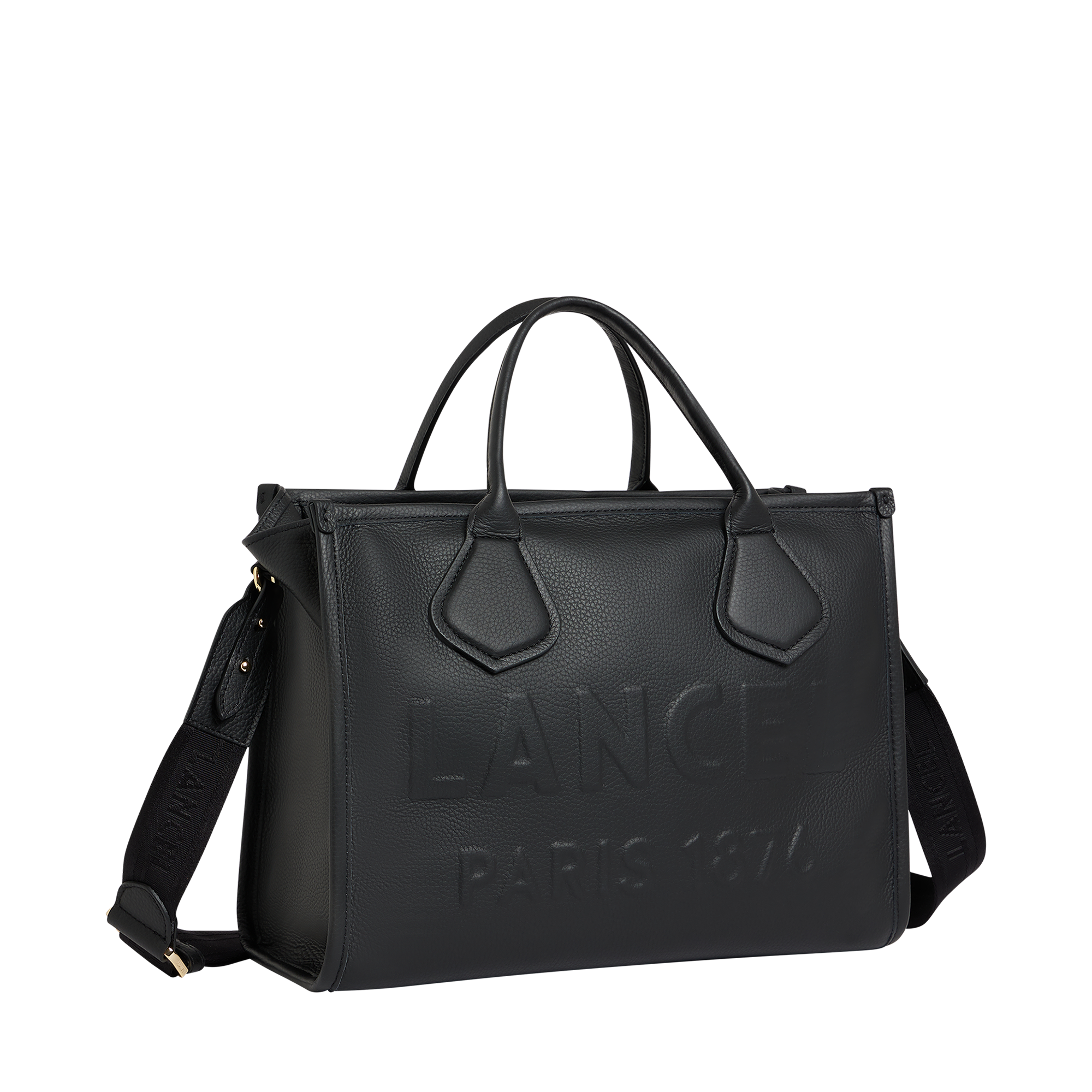 Cabas zippé m - jour de lancel LANCEL Noir