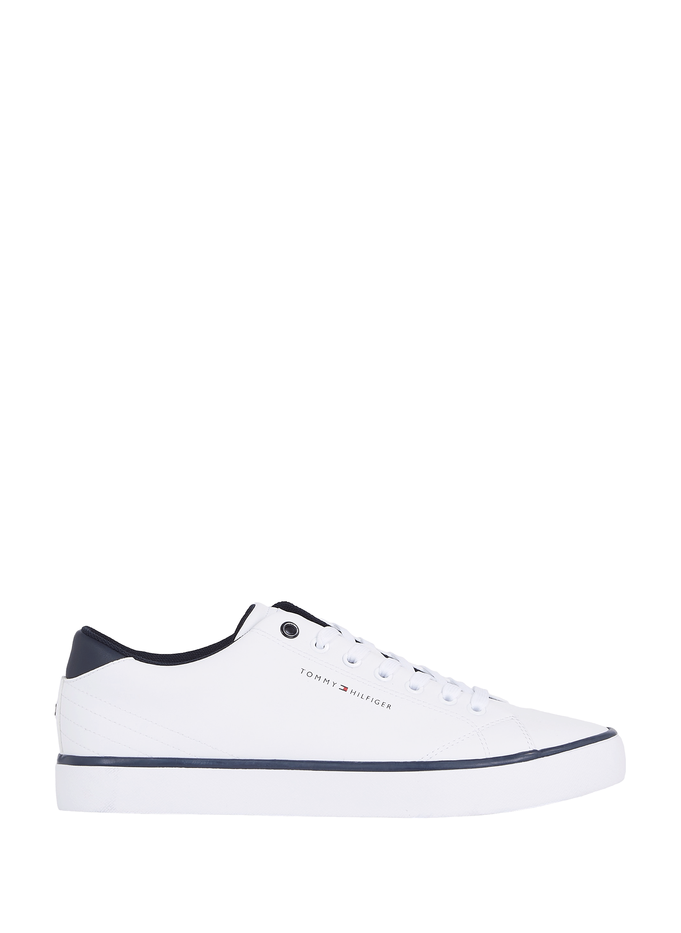 Baskets en cuir TOMMY HILFIGER Blanc