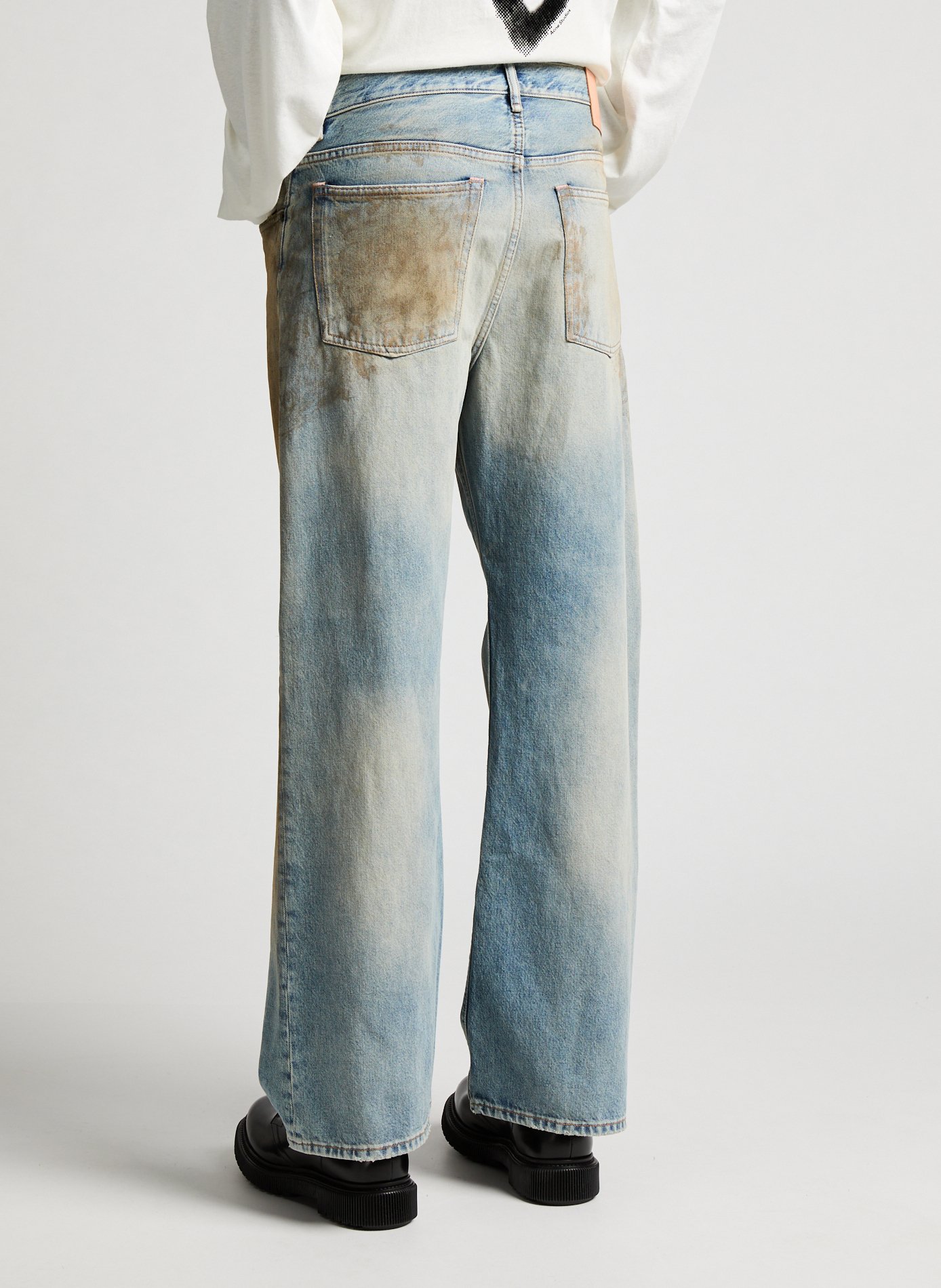 Jean coupe ample en coton ACNE STUDIOS Bleu