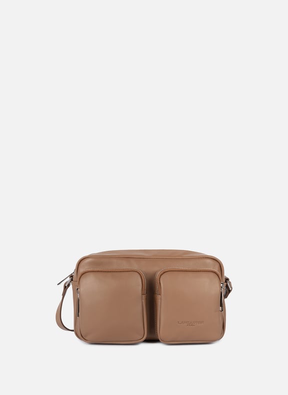 Sac trotteur - soft caramella Marron by LANCASTER LANCASTER Sac trotteur - soft caramella Marron