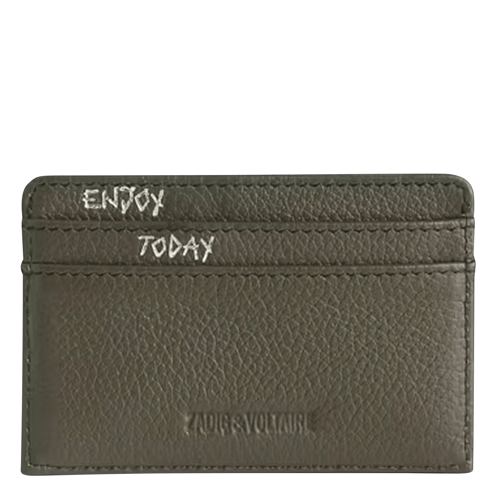 Porte cartes en cuir zv pass ZADIG&VOLTAIRE Vert
