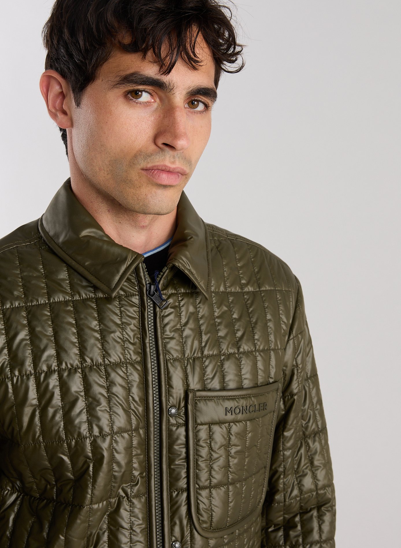 Quilted coat  MONCLER Green