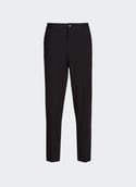 Straight chino trousers  Black