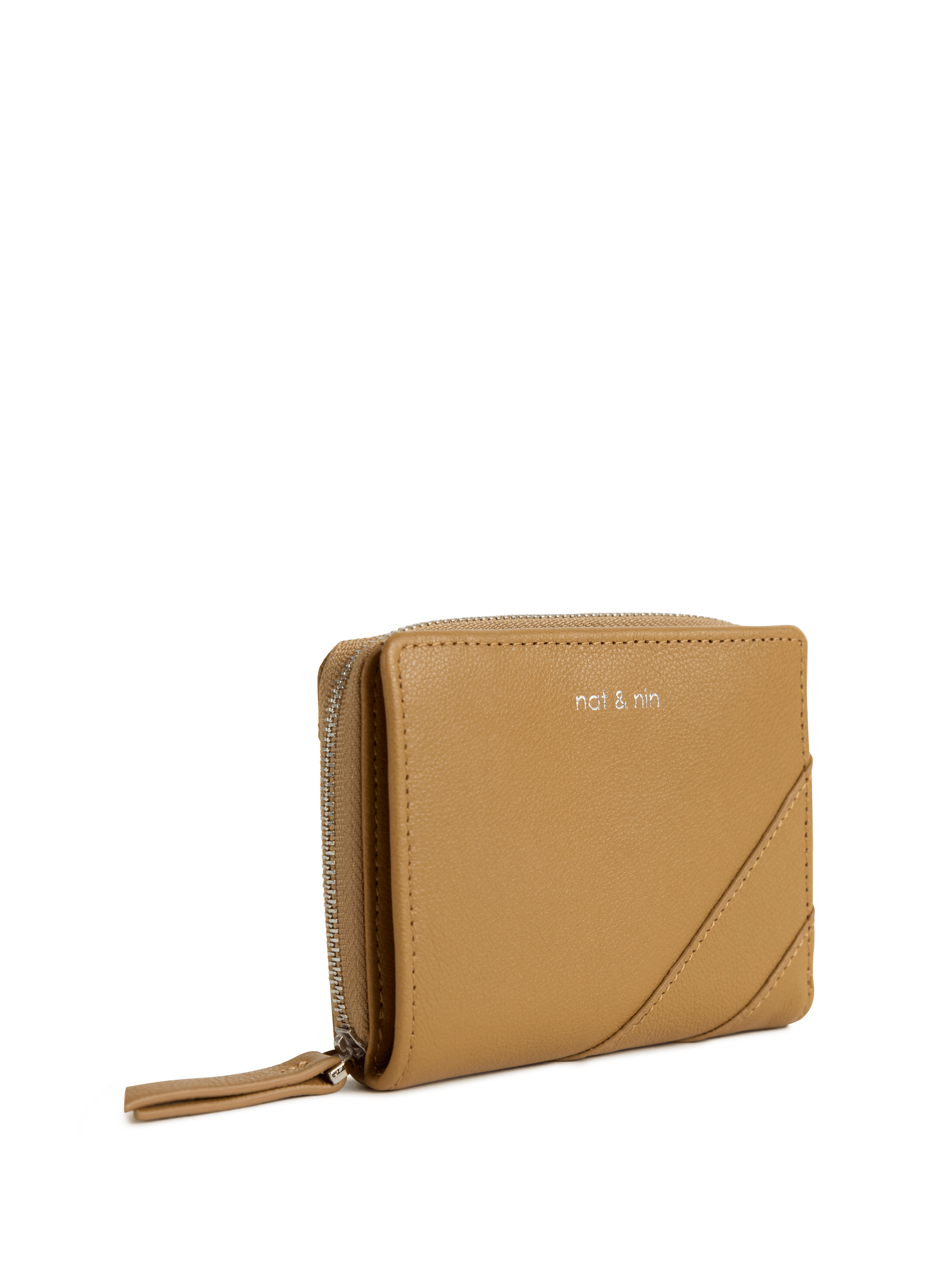 Petit portefeuille Nina en cuir NAT &amp; NIN Beige