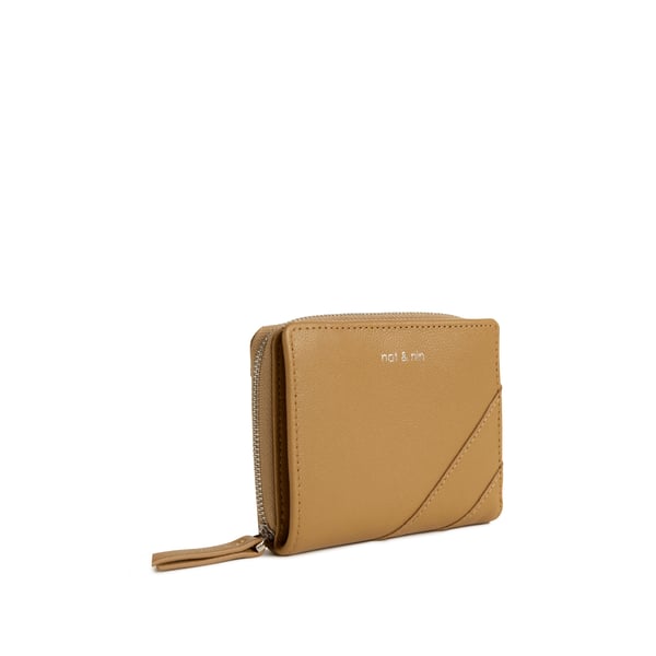 Nat & Nin Petit Portefeuille Nina En Cuir In Brown