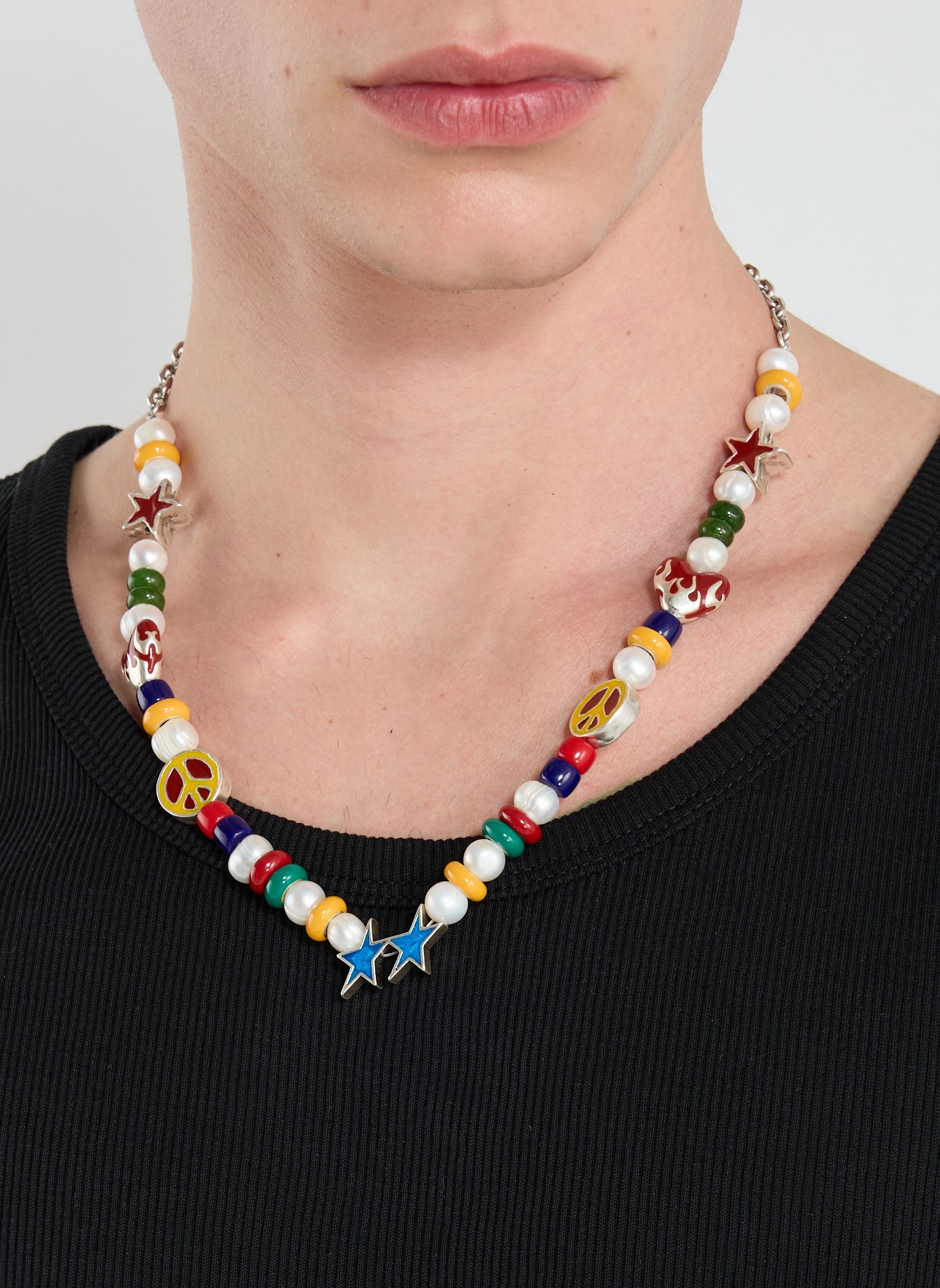 Ying yang flame necklace TWO JEYS Multicolour