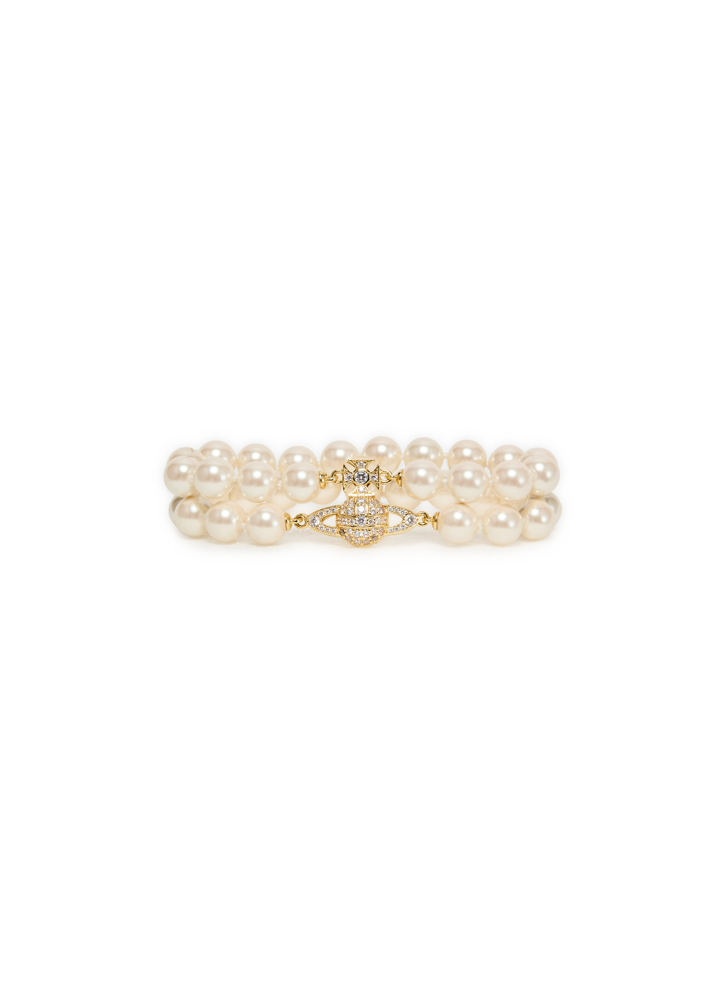 Graziella beaded bracelet VIVIENNE WESTWOOD Golden