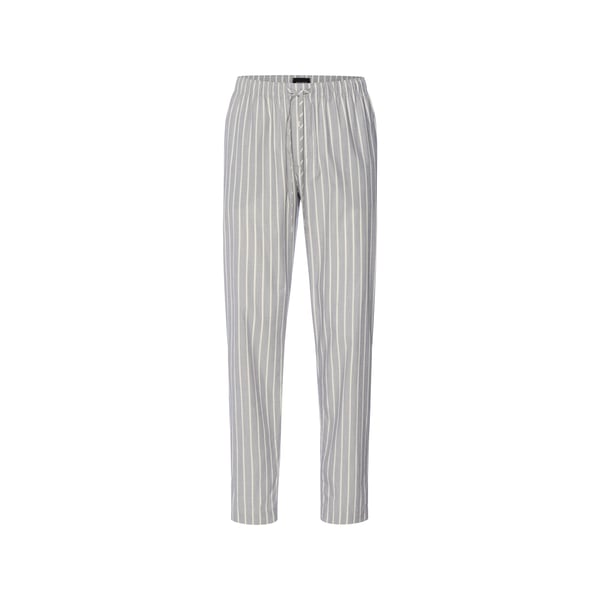 Hanro Pantalon droit rayé en coton
