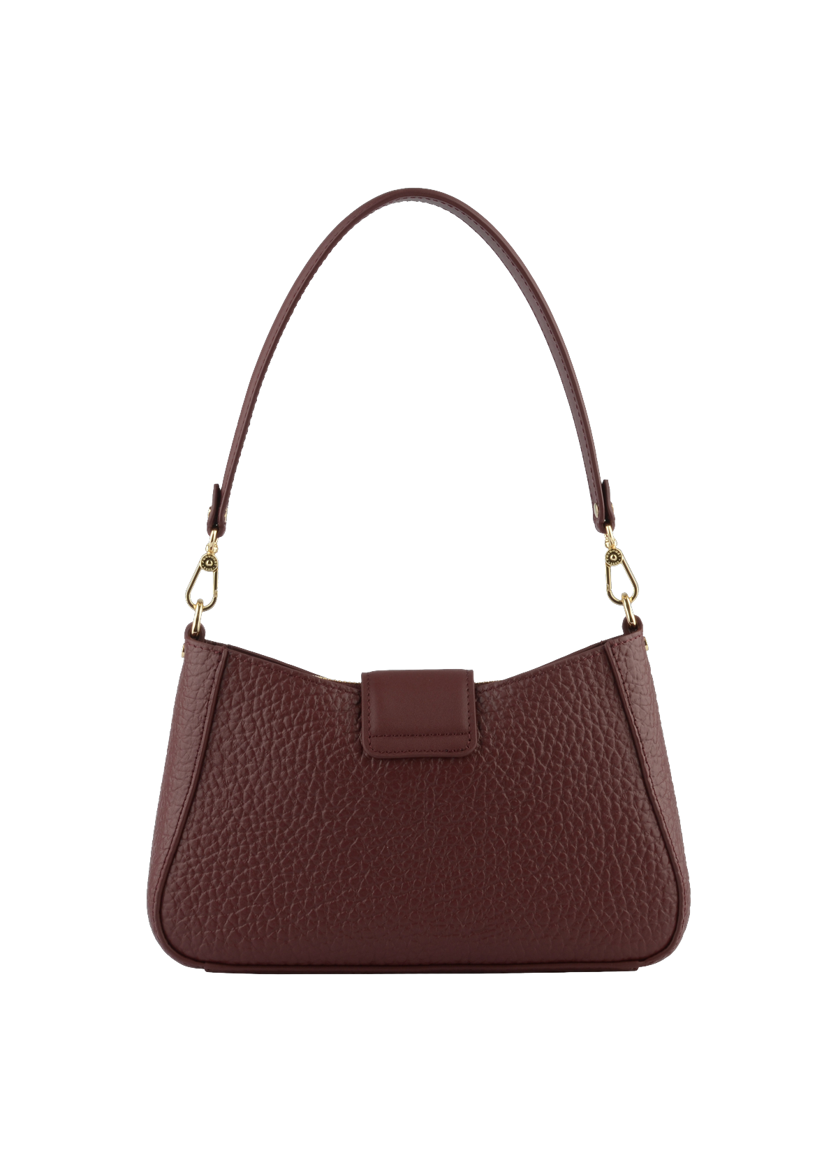 Fleuves | Sac à main en cuir de vachette POURCHET Rouge