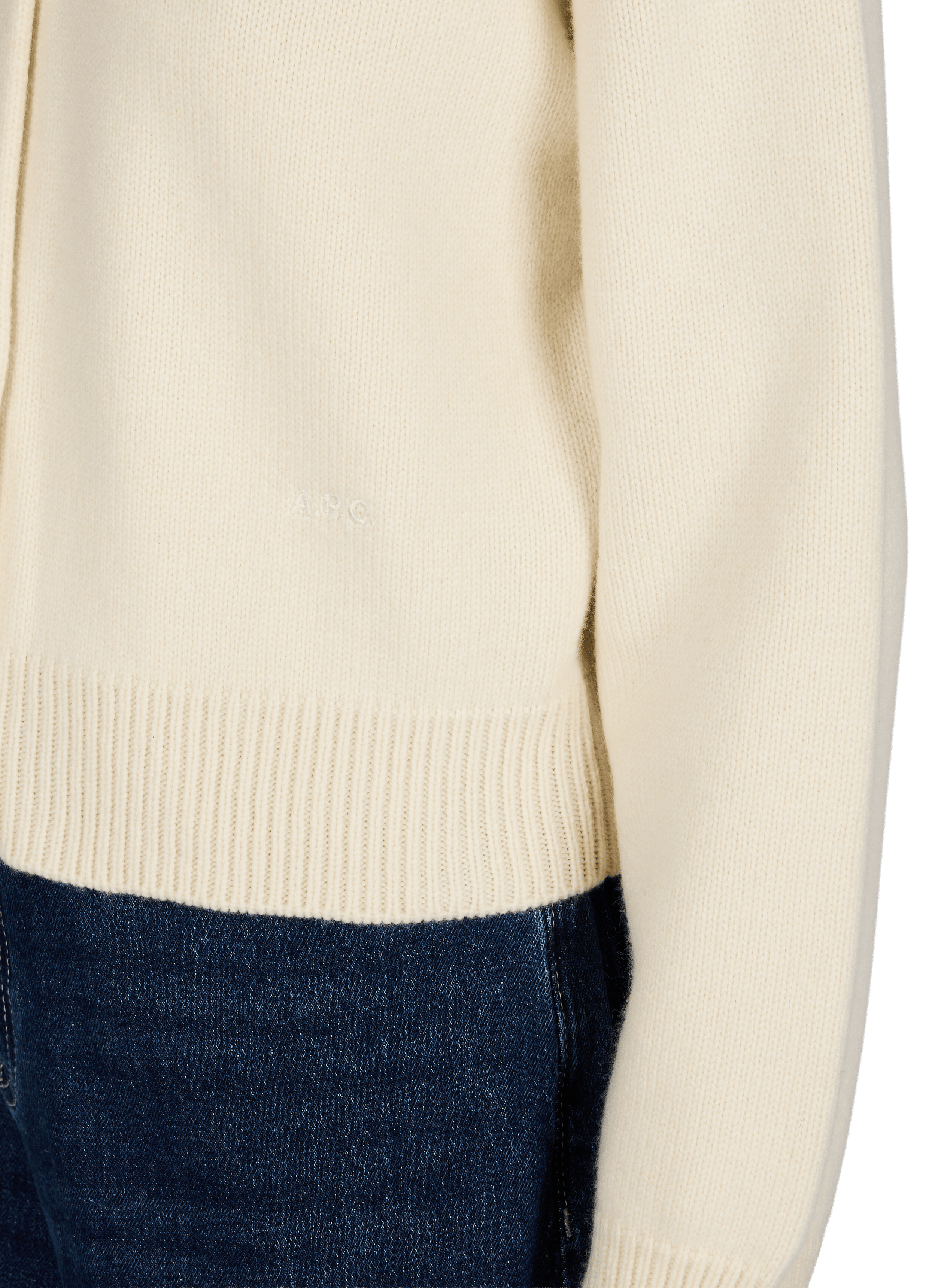 Cardigan en laine A.P.C. Blanc
