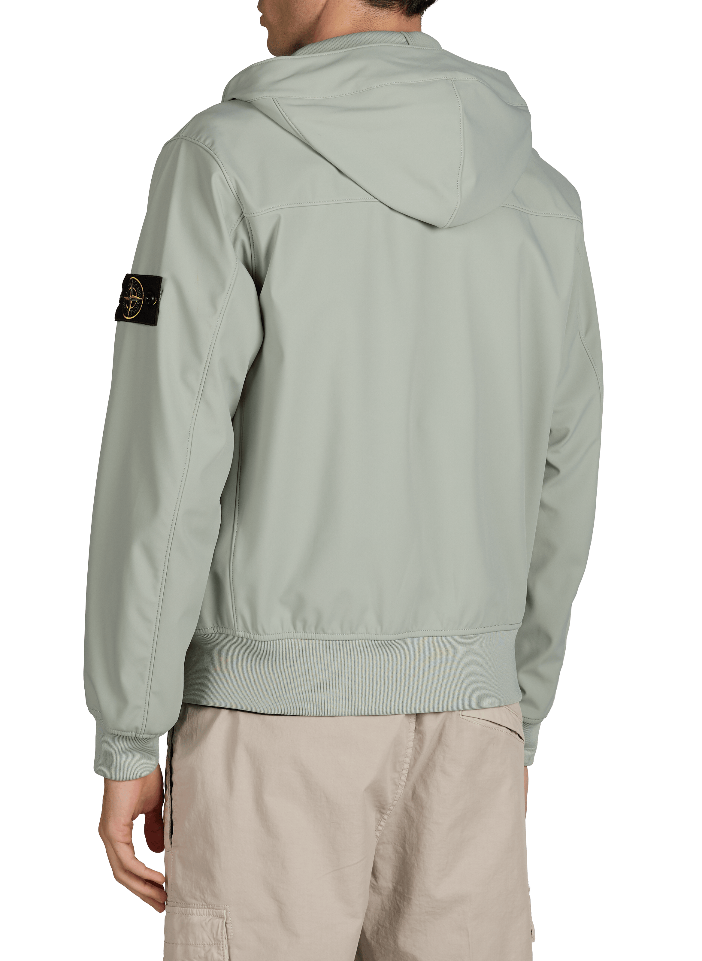 Blouson Light Soft Shell-R STONE ISLAND Vert