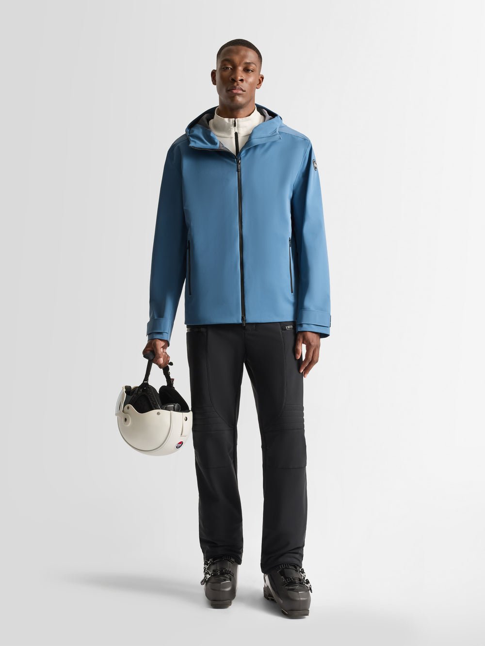 Veste ilanox col capuche coupe regular FUSALP Bleu