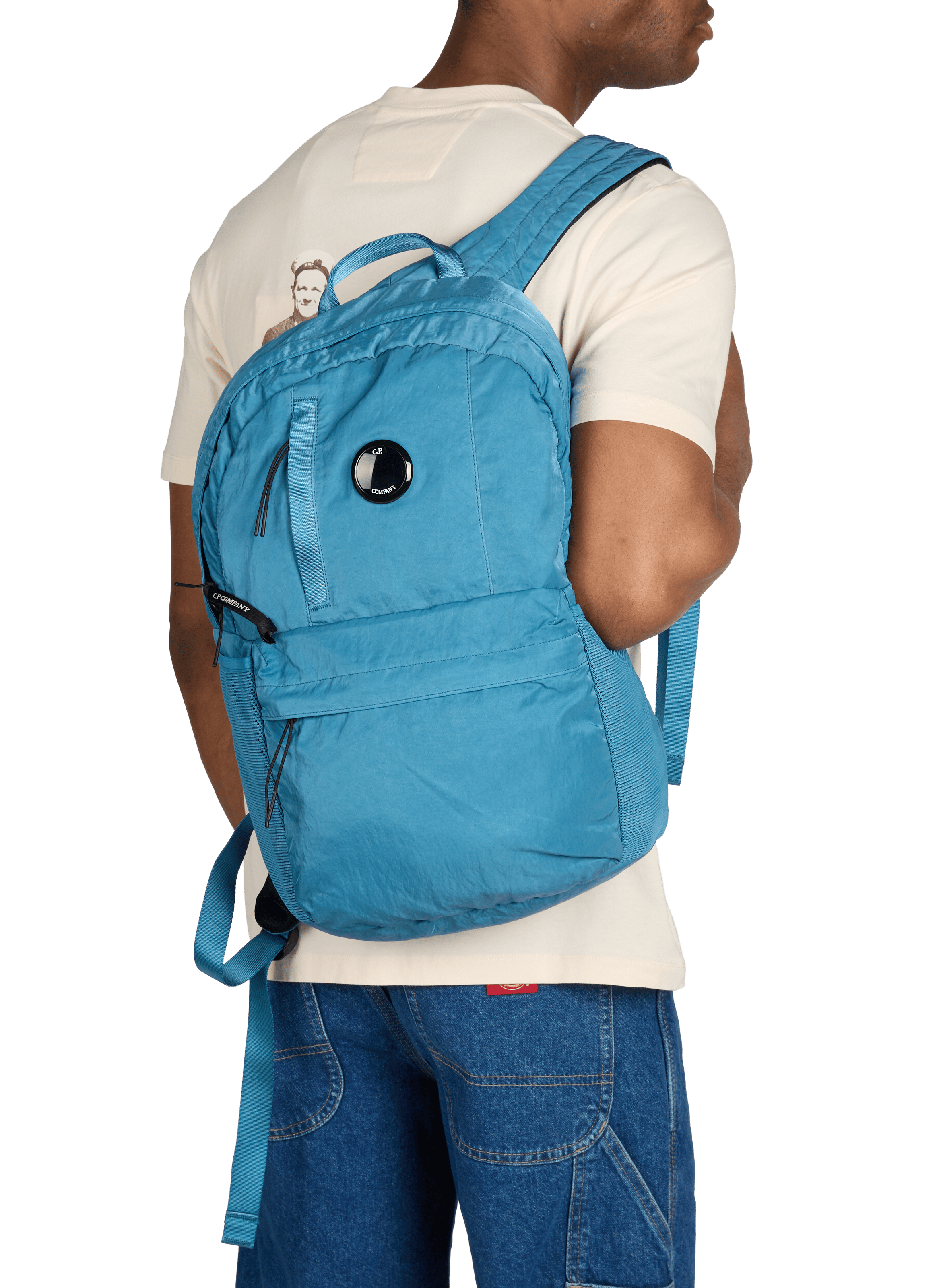 Nylon backpack CP COMPANY Blue