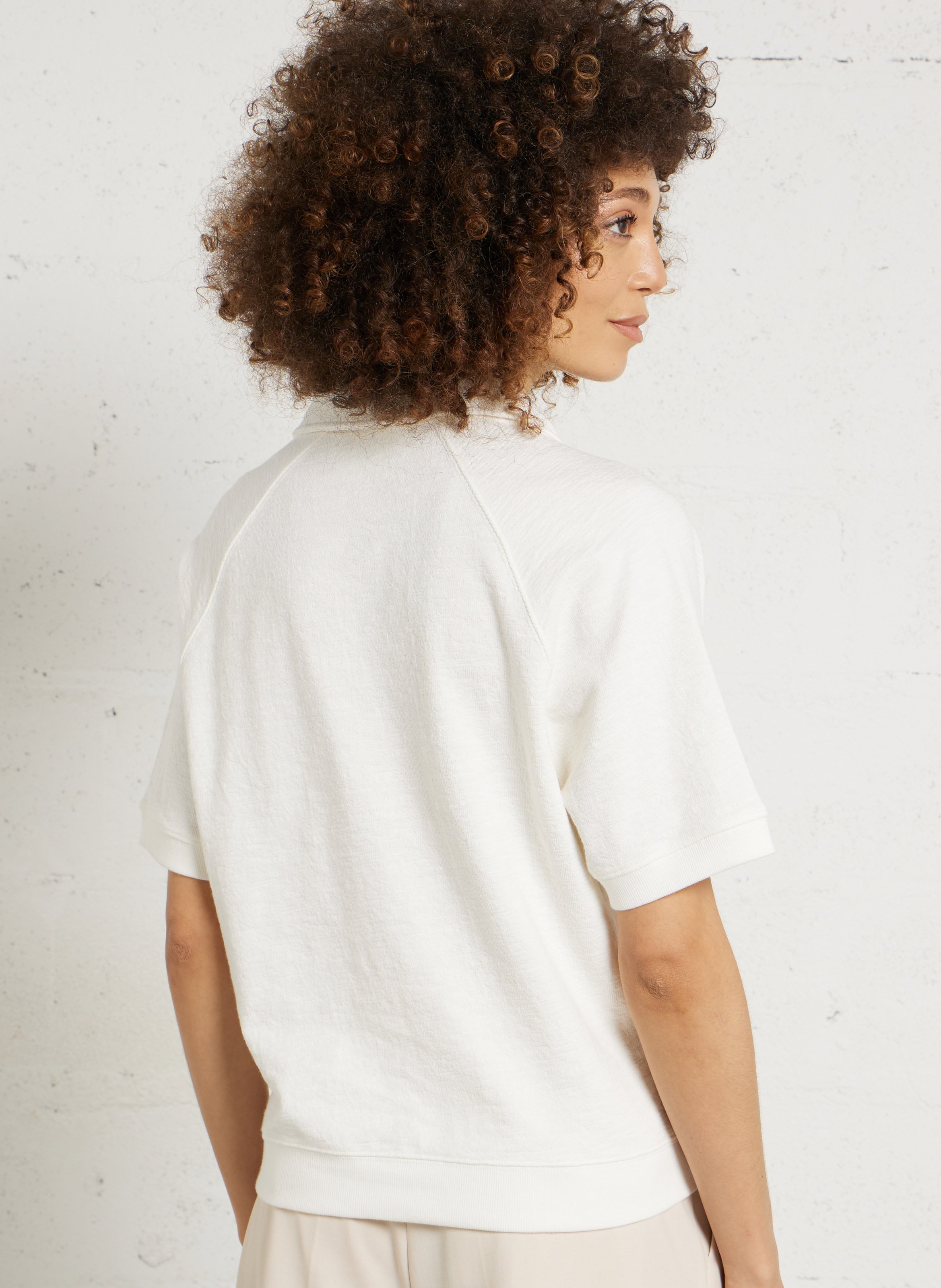 Tee-shirt ample en coton lexy MAISON 123 Blanc
