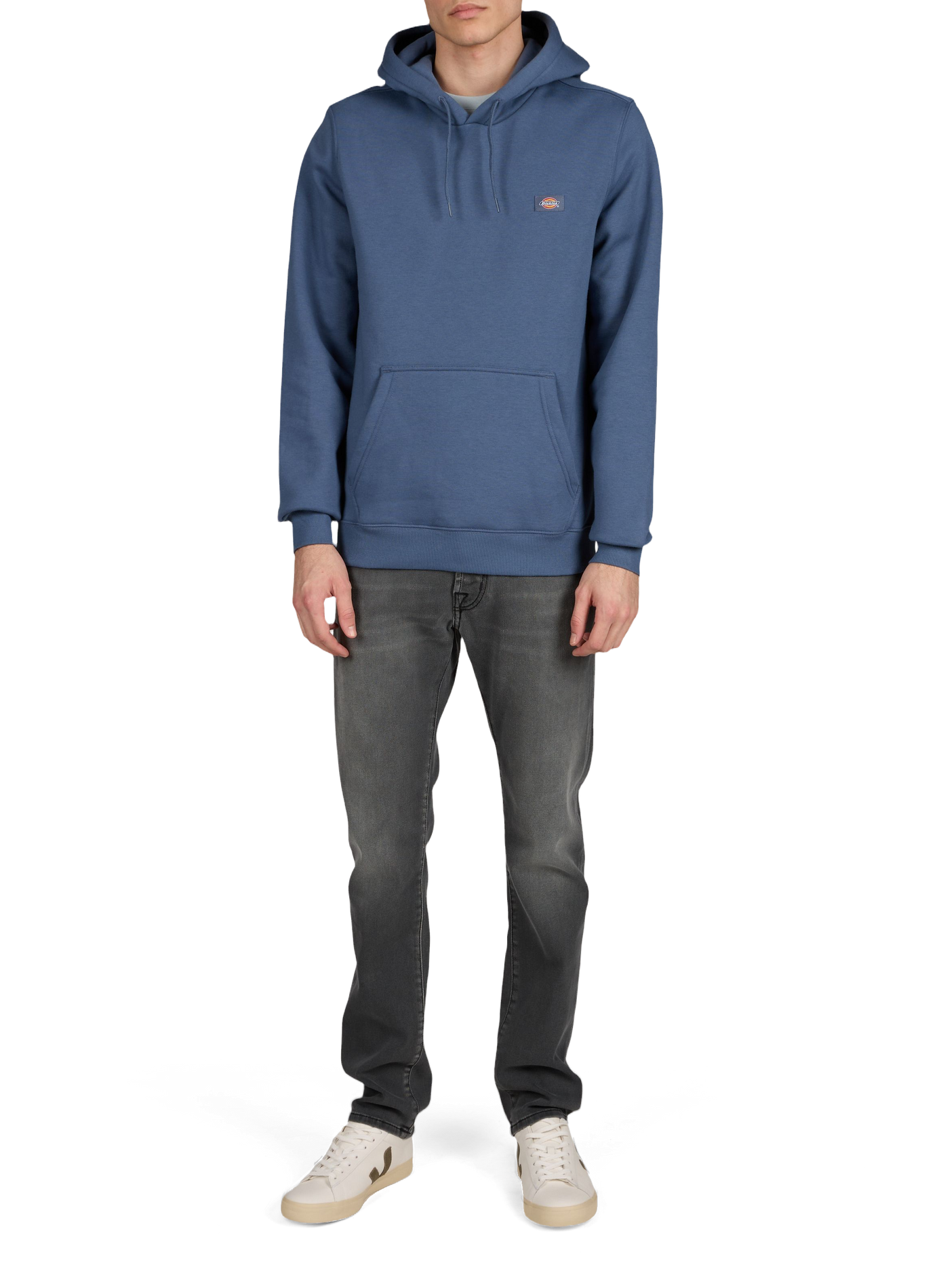 Sweat à capuche en coton mélangé DICKIES Bleu
