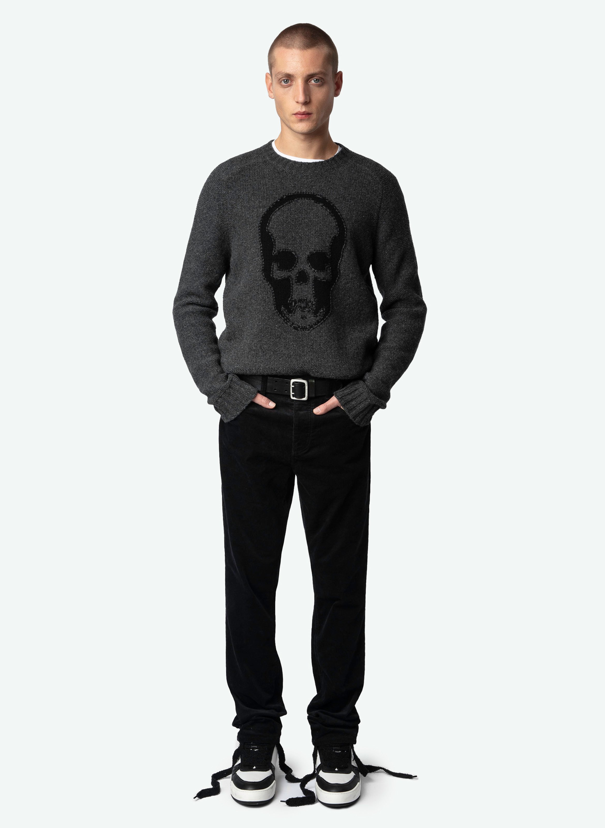 Pantalon ajustée en coton mélangé steeve ZADIG&VOLTAIRE Noir