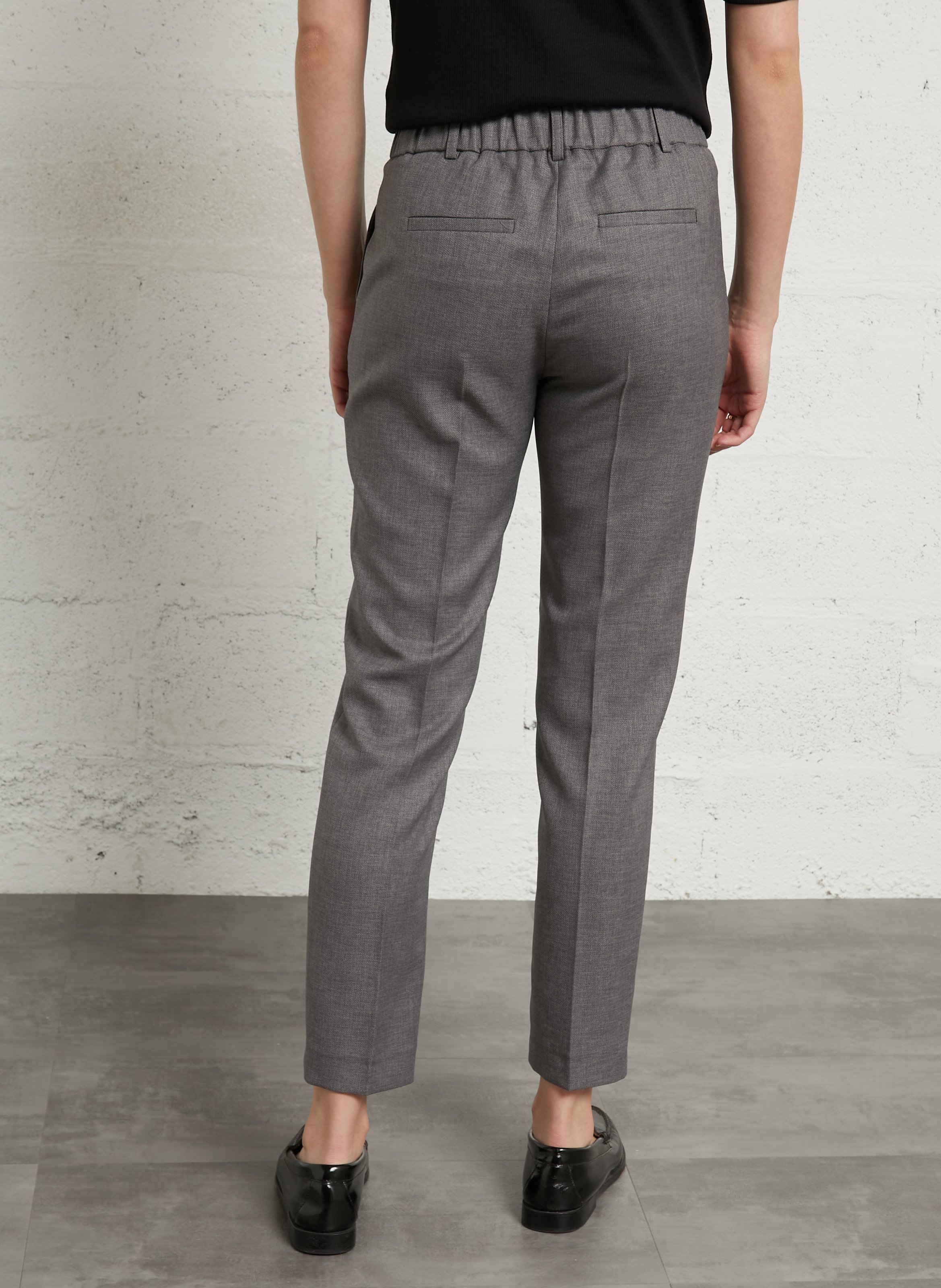 Pantalon tailleur carotte uni felix MAISON 123 Gris