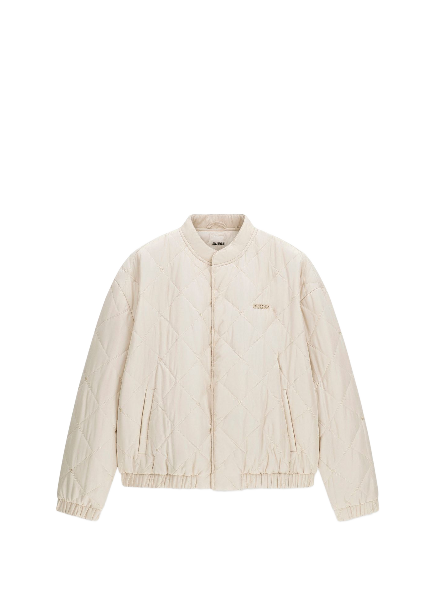 Oversized quilted bomber GUESS Grey