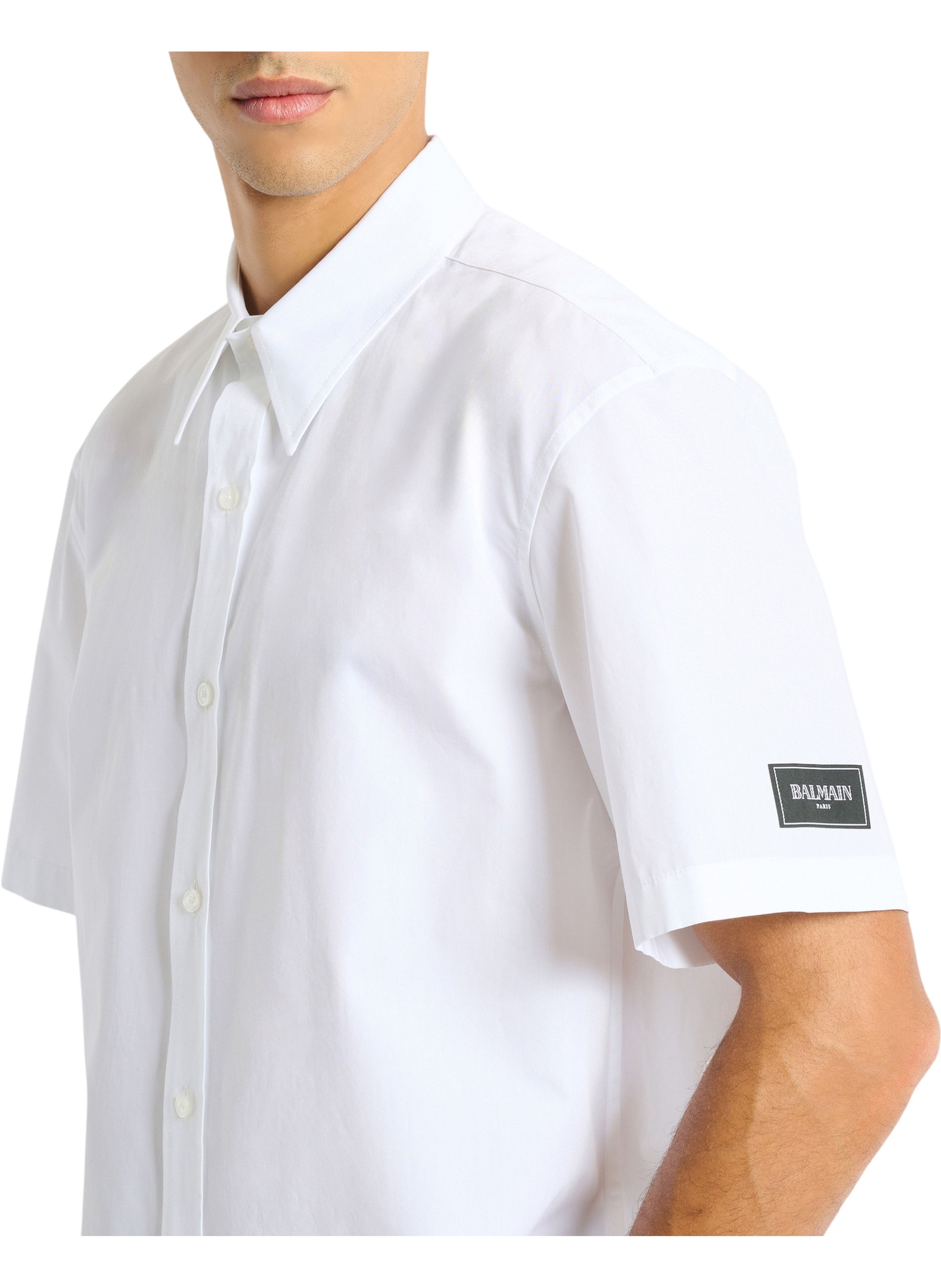 Chemise balmain paris en popeline de coton BALMAIN Blanc