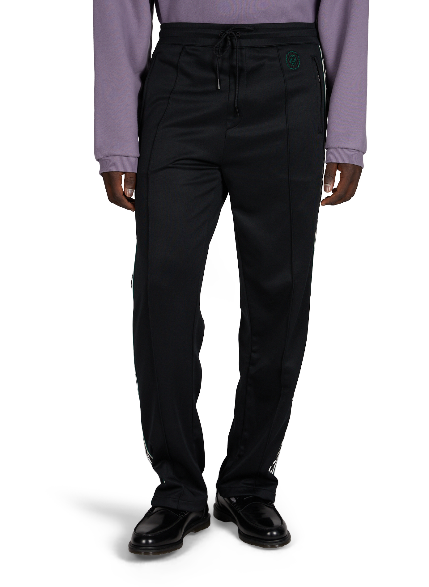 Pantalon de survêtement à bandes contrastantes  DROLE DE MONSIEUR Noir