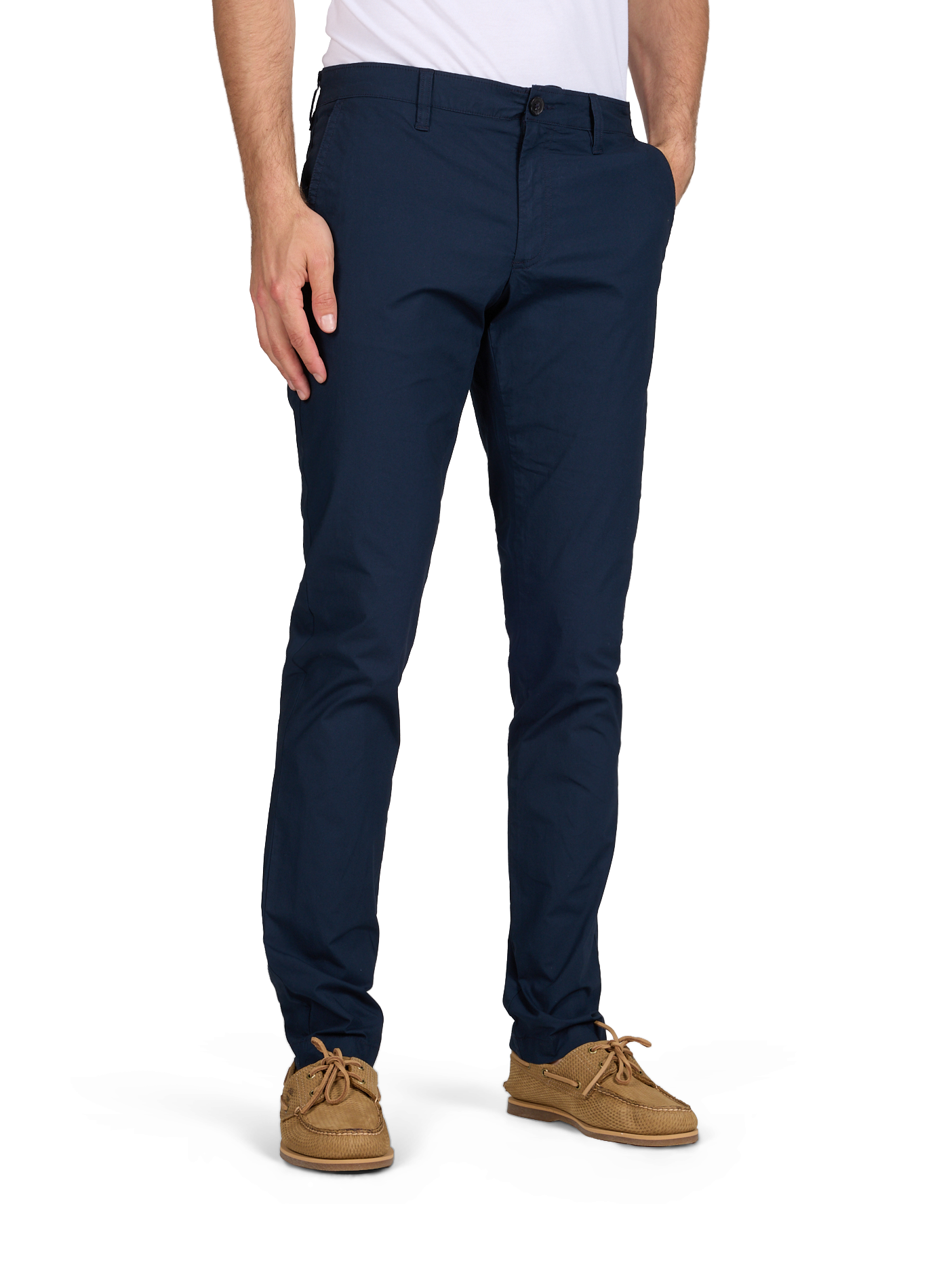 Pantalon chino droit uni TIMBERLAND Bleu