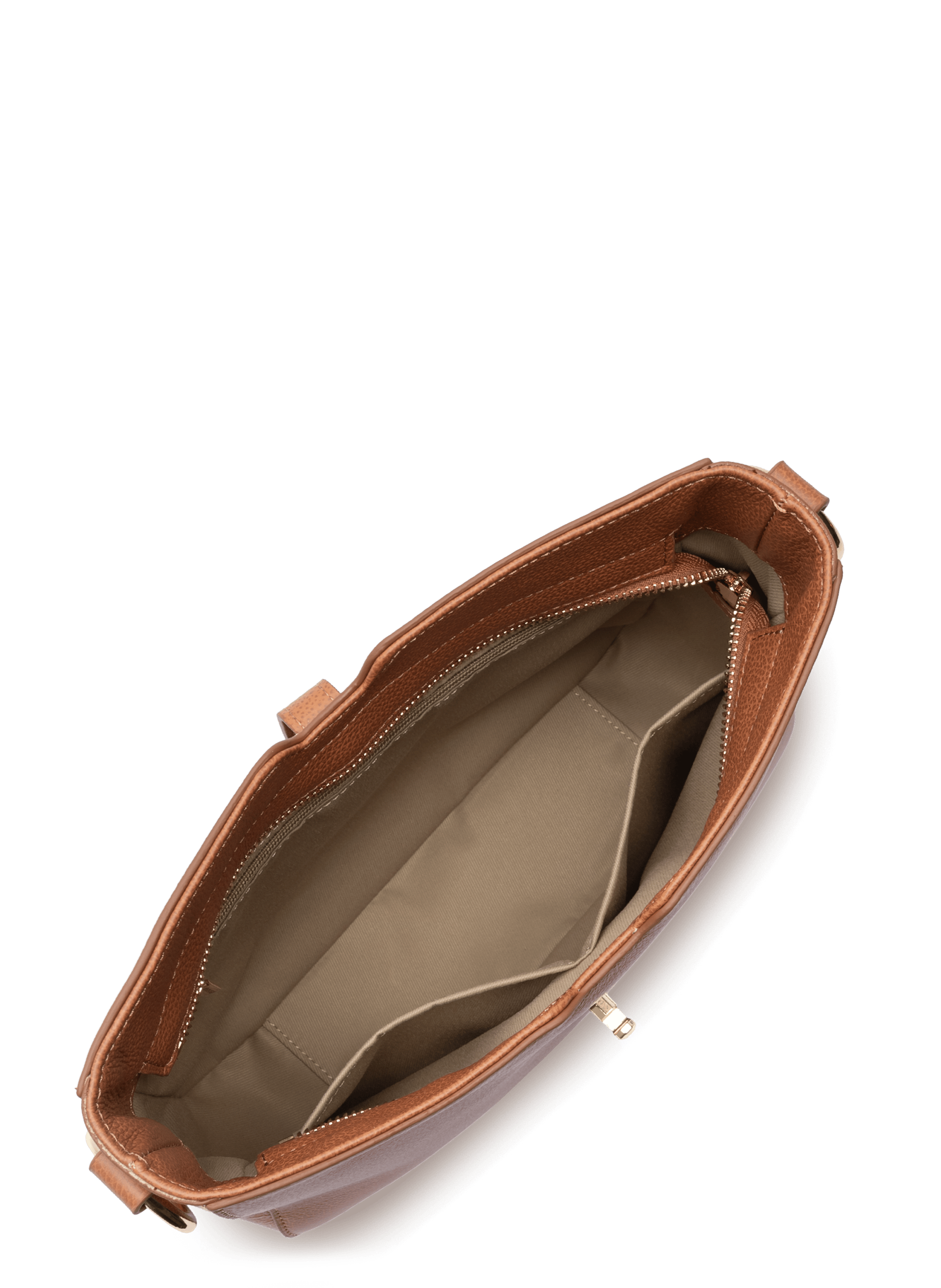 Grand sac besace - milano horizon LANCASTER Doré