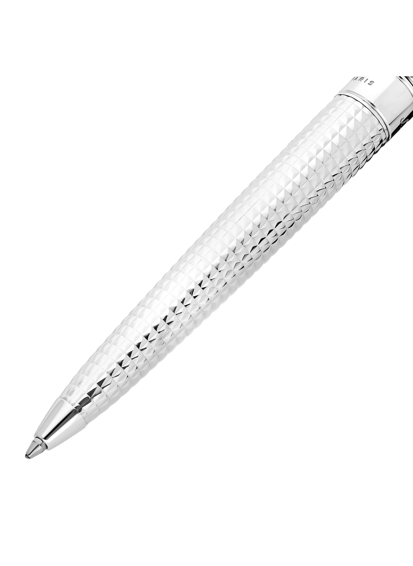 Medium Line D Eternity Ballpoint Pen S.T. DUPONT Silver