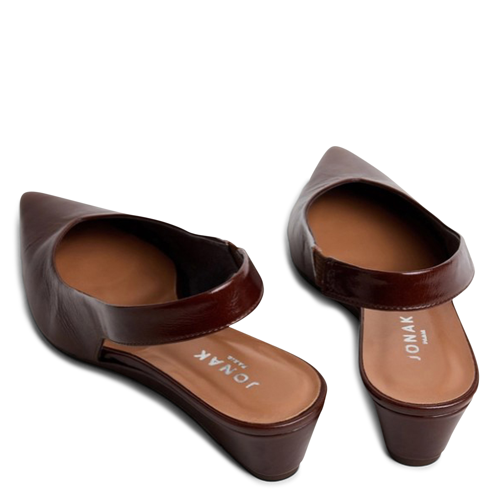 Escarpins en cuir doleance JONAK Marron