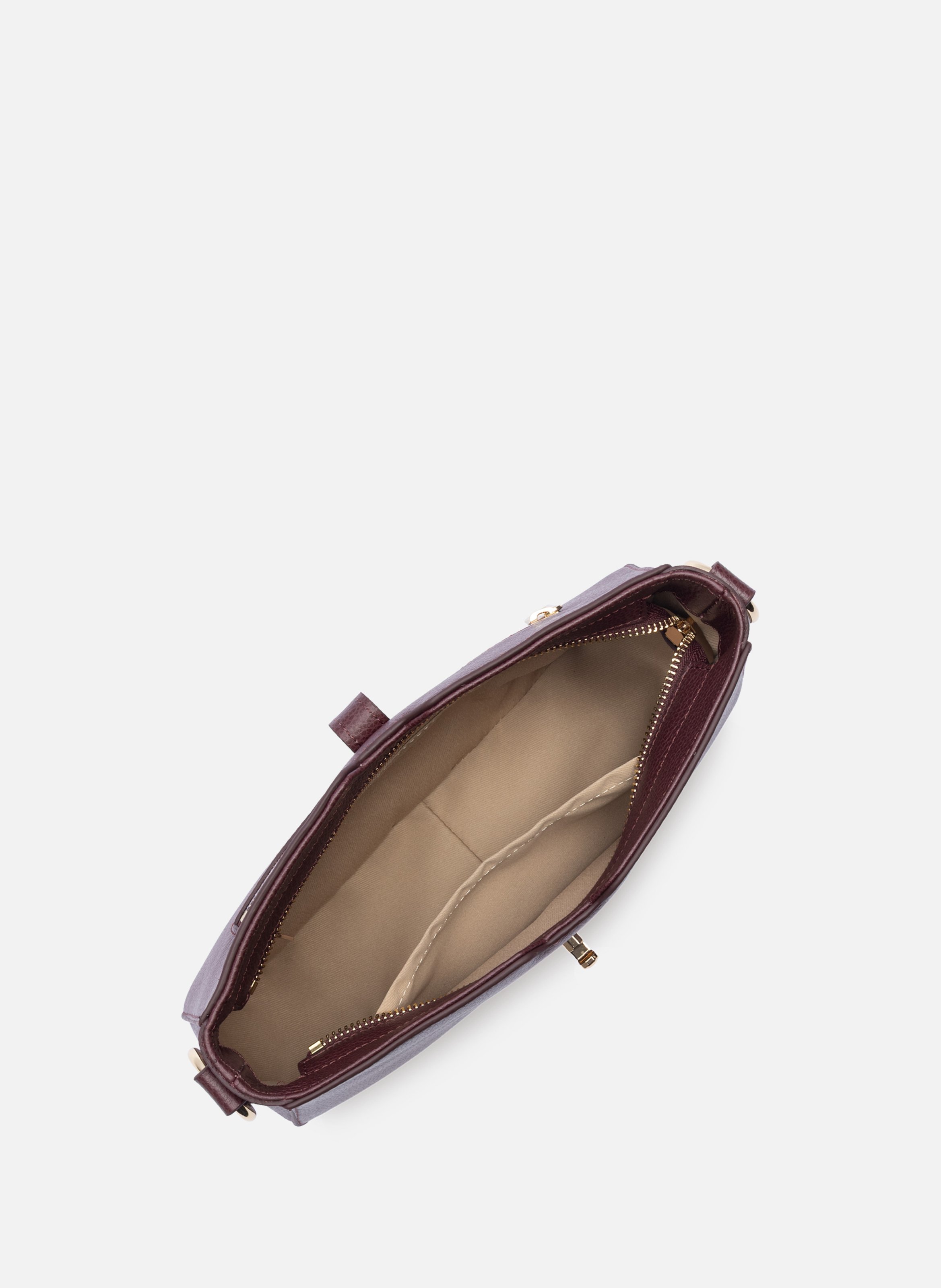 Sac rectangle - milano horizon LANCASTER Rouge