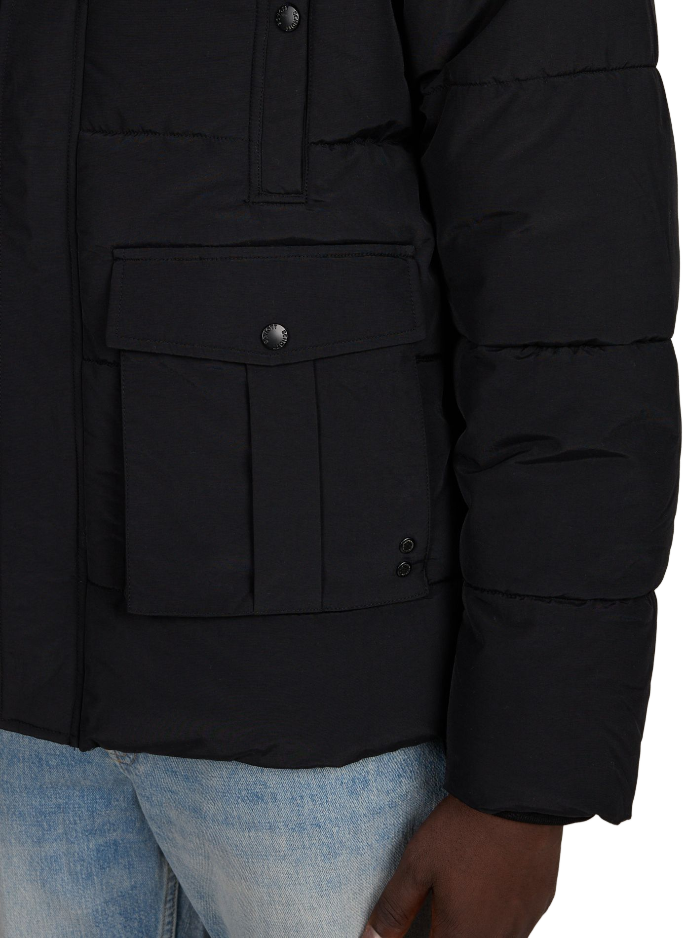 Parka KALI à capuche SCHOTT Noir
