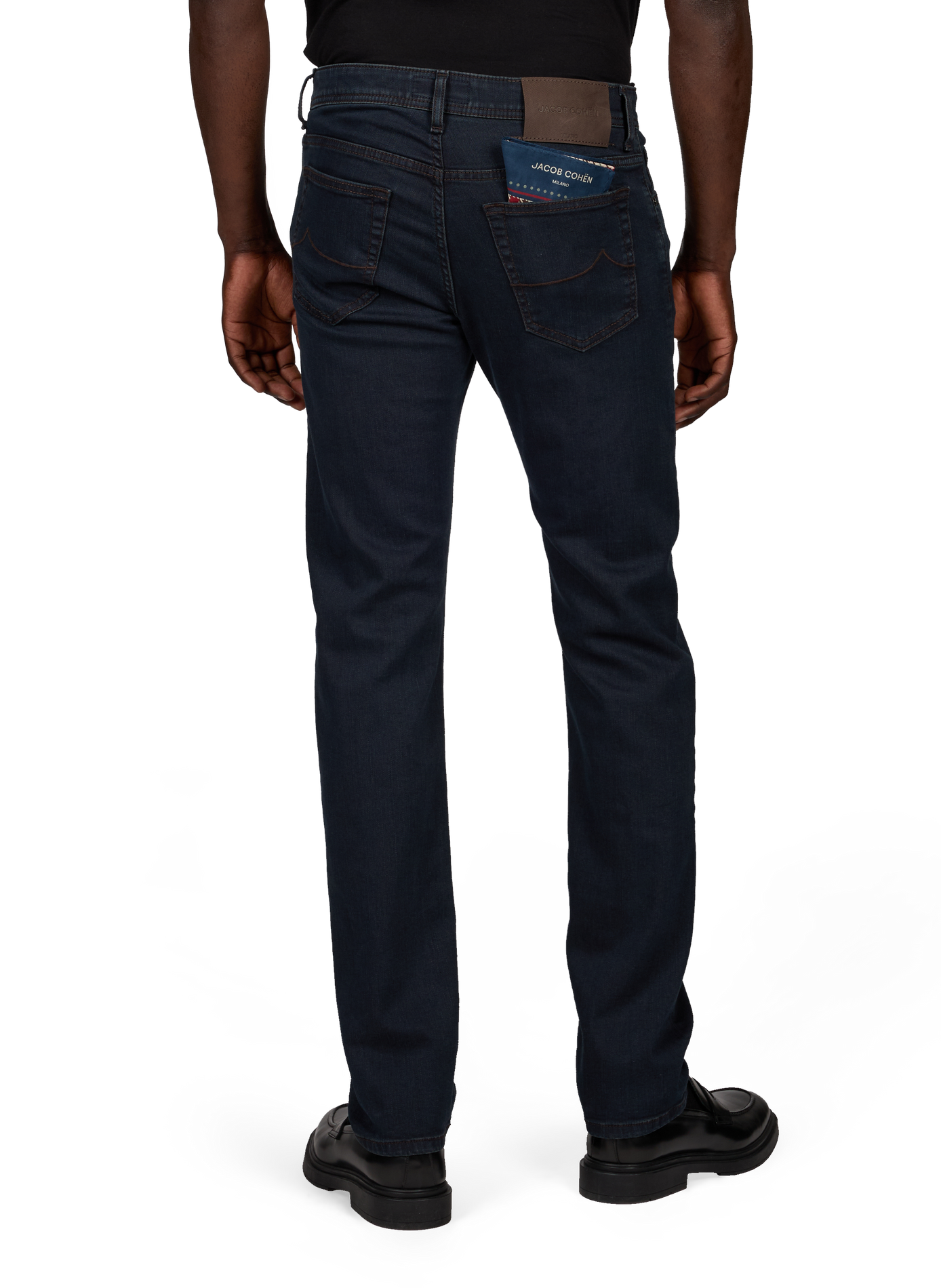 Slim-fit cotton-blend jeans JACOB COHEN Blue