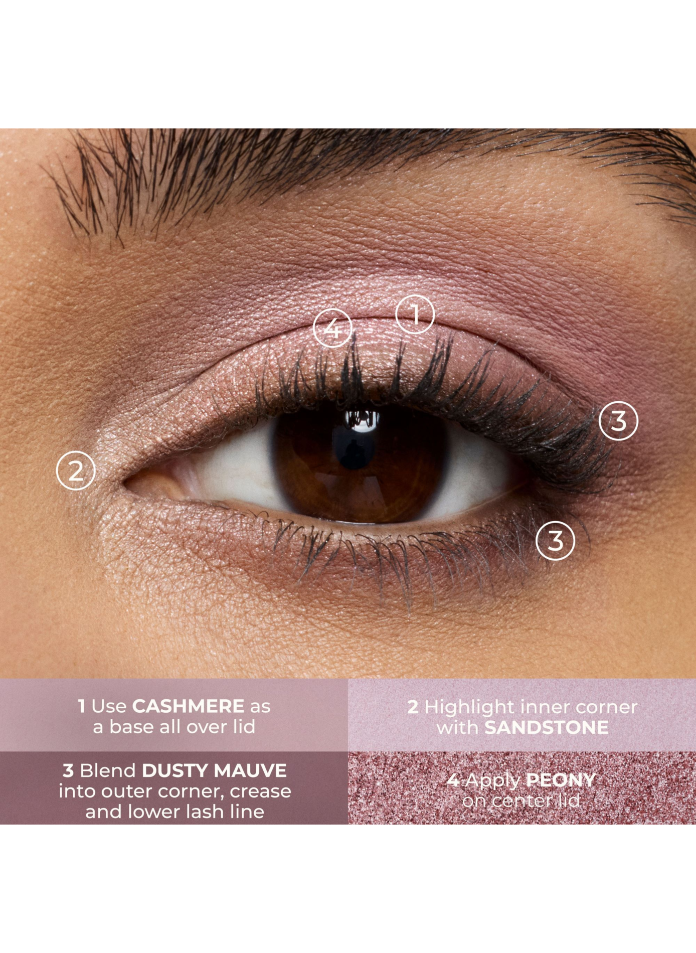 Caviar Eye Shadow Quad LAURA MERCIER Mauve moonlight