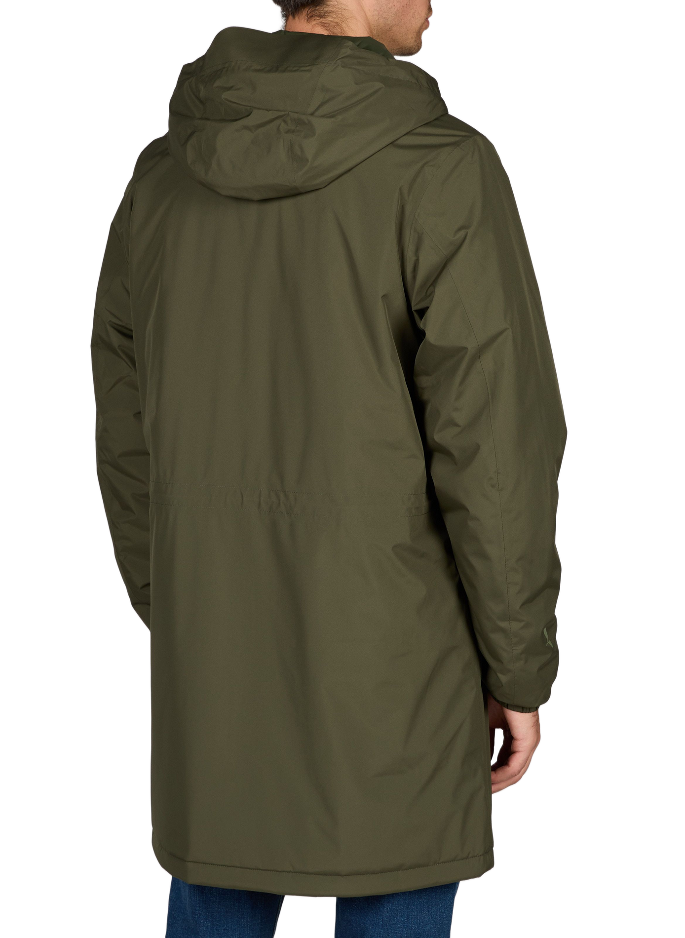 Mid-length parka with oversized hood AIGLE Khaki
