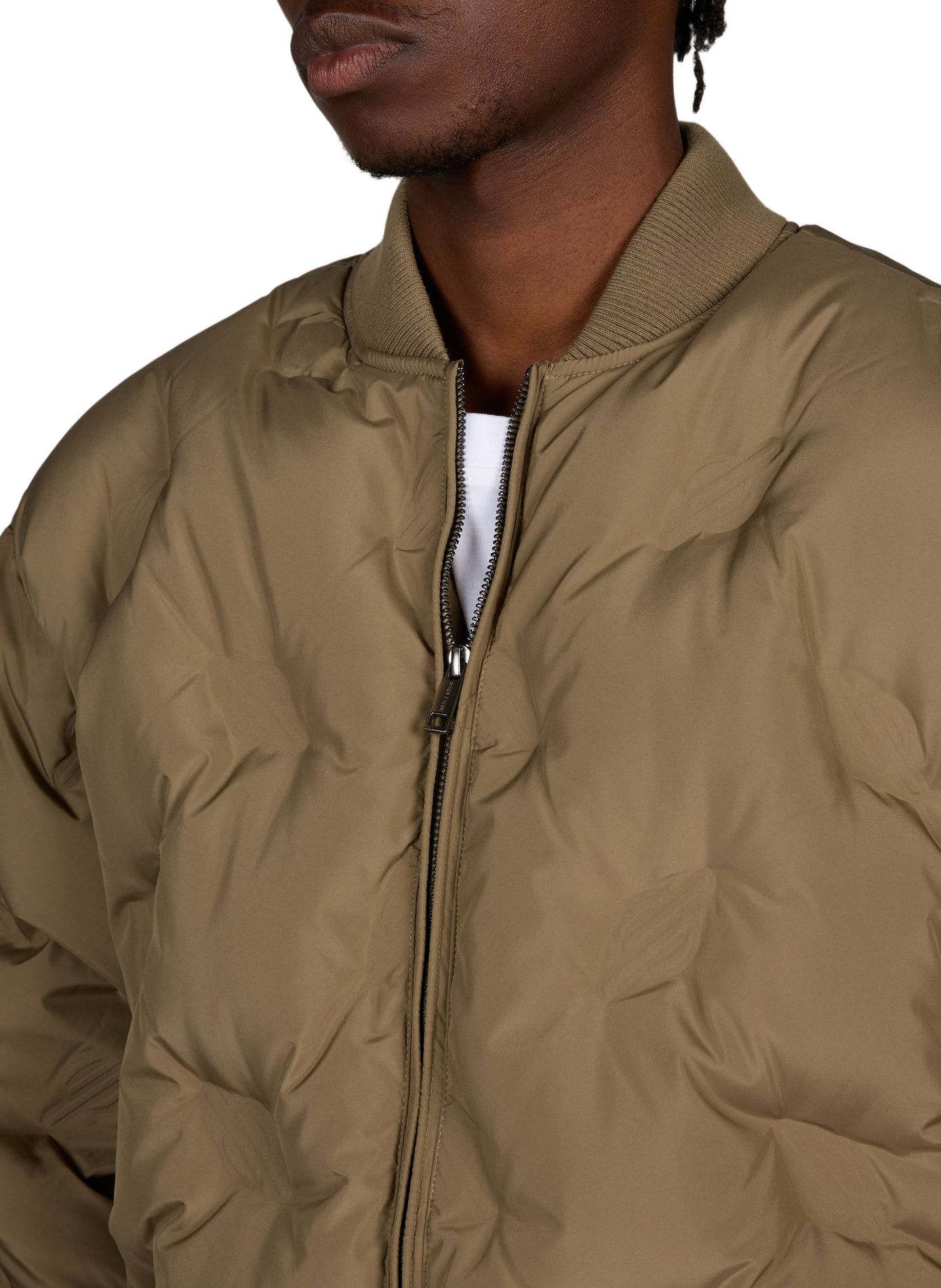 Gerade geschnittene, einfarbige Steppjacke DAILY PAPER Grau