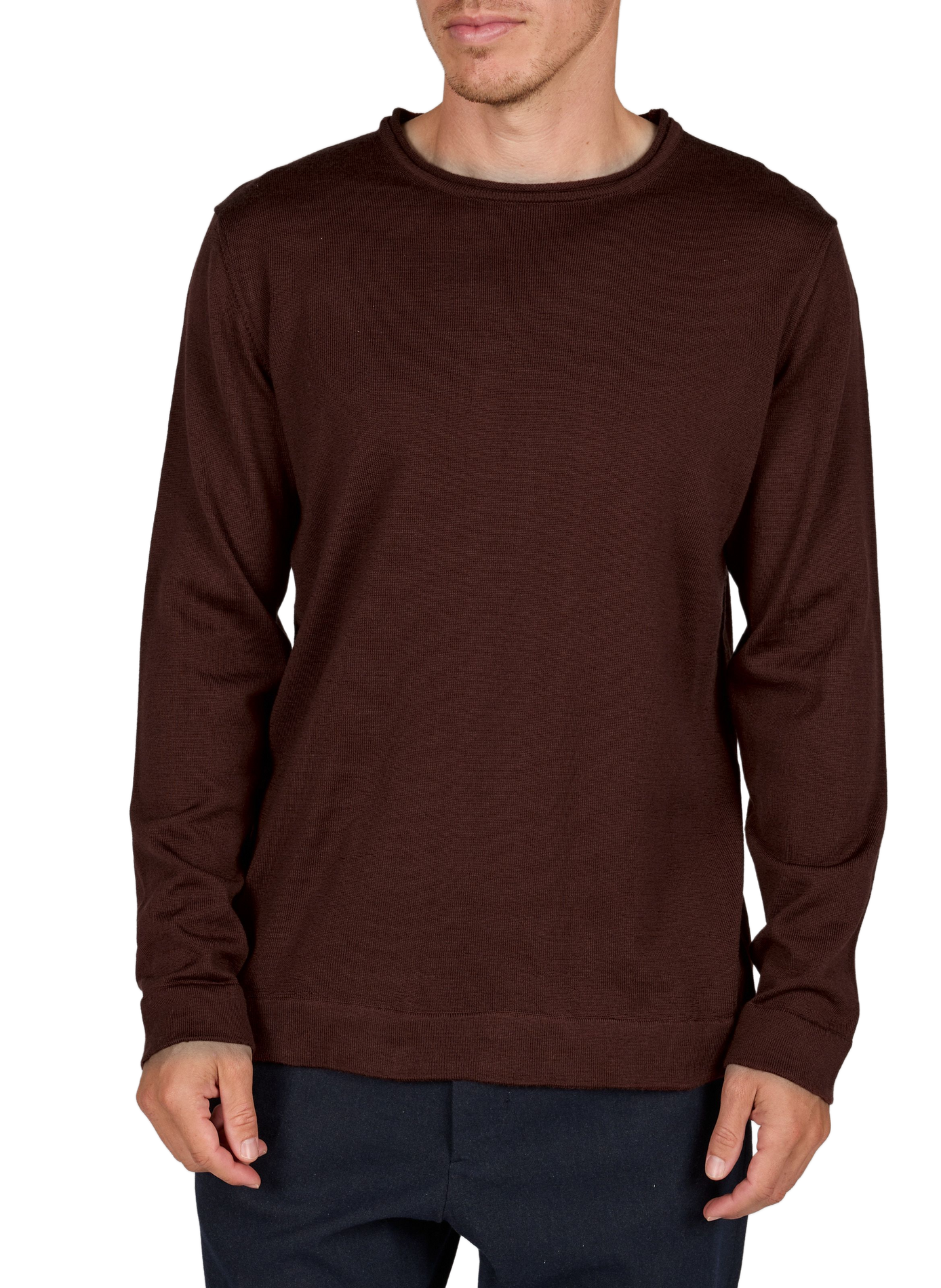 Straight-cut Giulio wool sweater | Red LAFAURIE Men