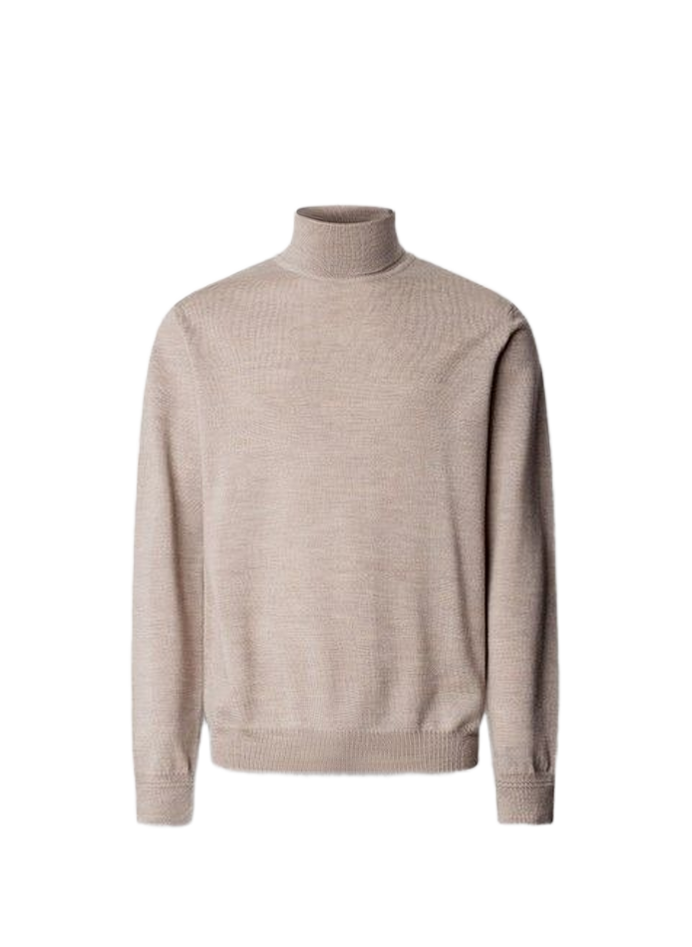 Maglione a collo alto in lana FACONNABLE Beige