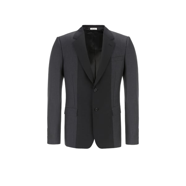 Veste de costume avec empiècements