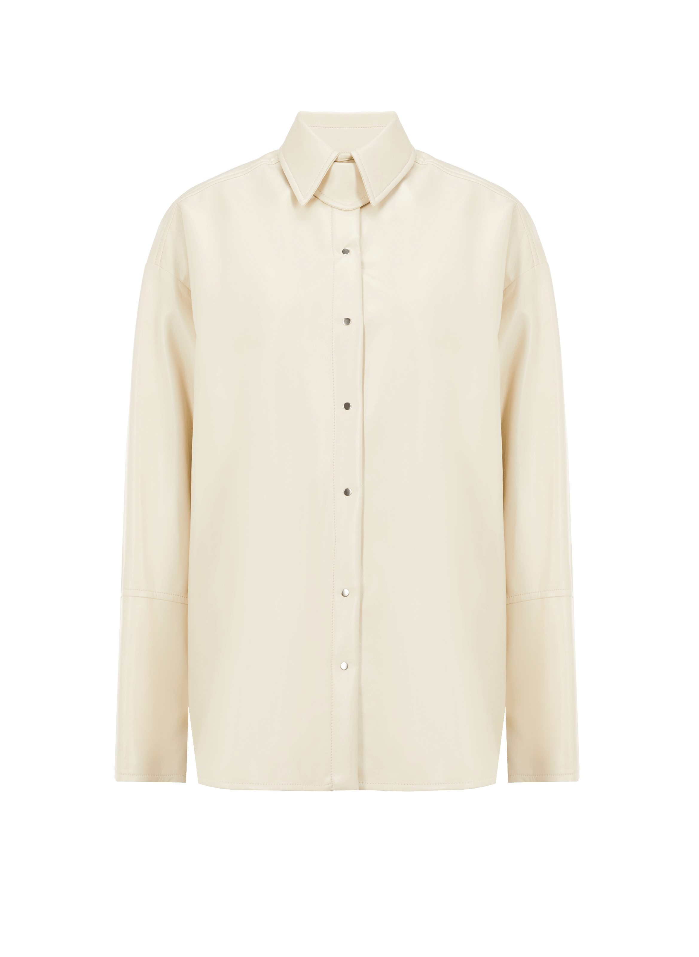 Chemise Valley Record en cuir vegan