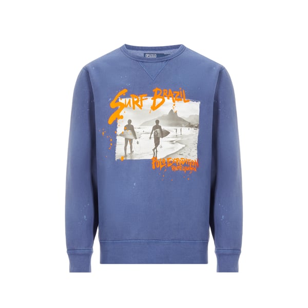 Polo Sweatshirt Surf Brazil en coton mélangé