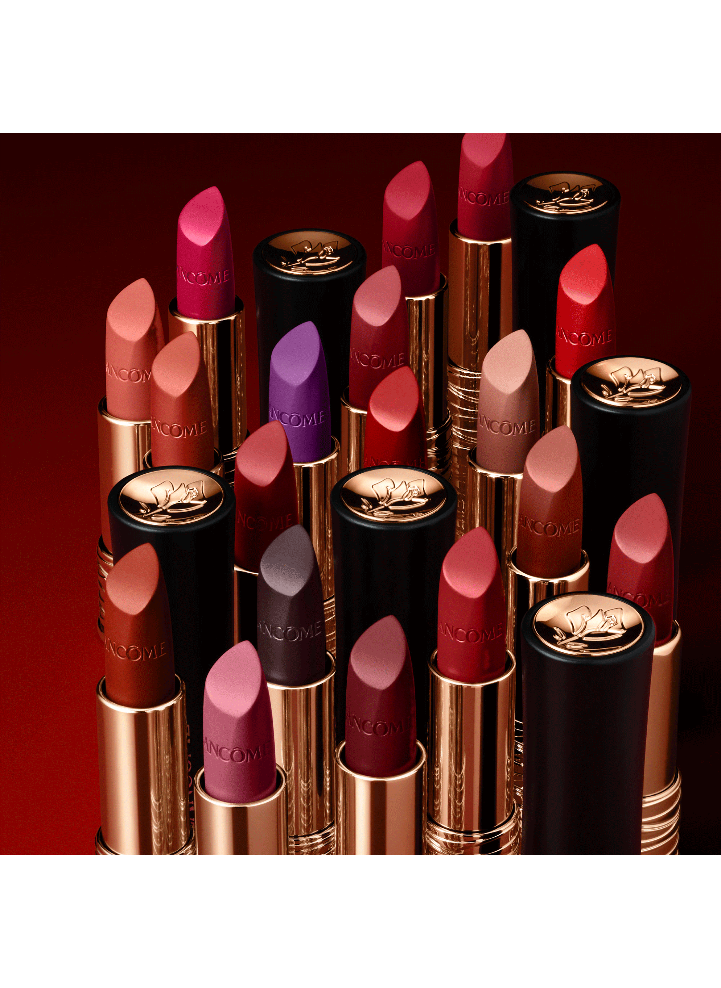 L'Absolu Rouge Matte Powder Lipstick - Long-Lasting Hold & Comfort LANCÔME 888 french idol