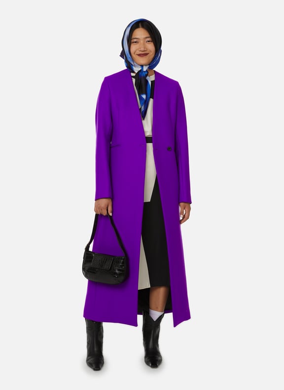 Manteau en laine Solo Violet by SAISON 1865 SAISON 1865 Manteau en laine Solo Violet