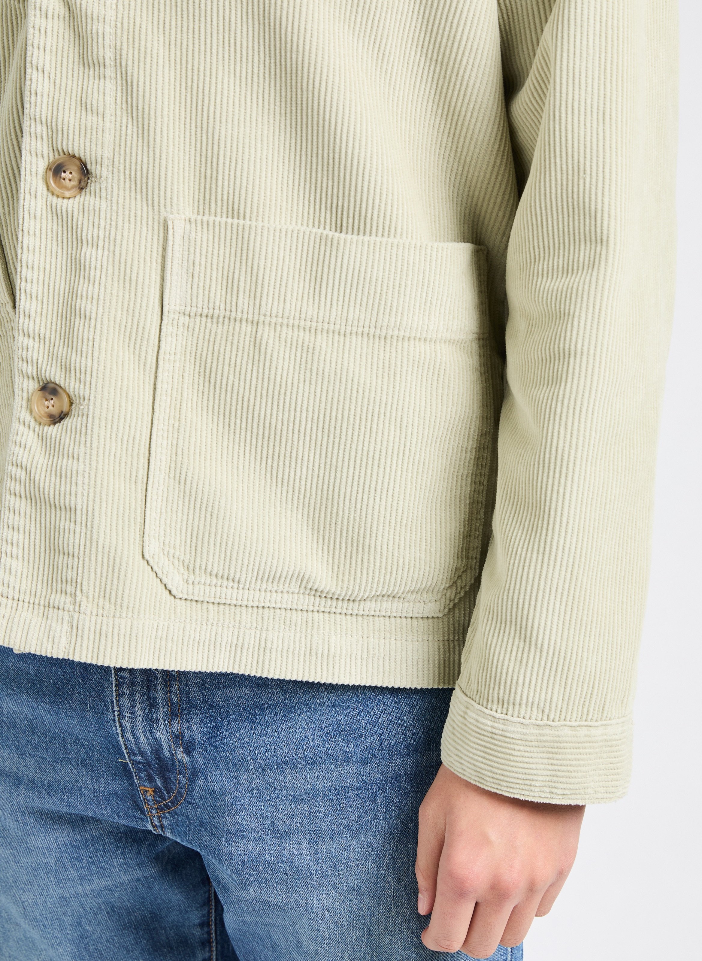 Corduroy Jacket Sébasto Grey