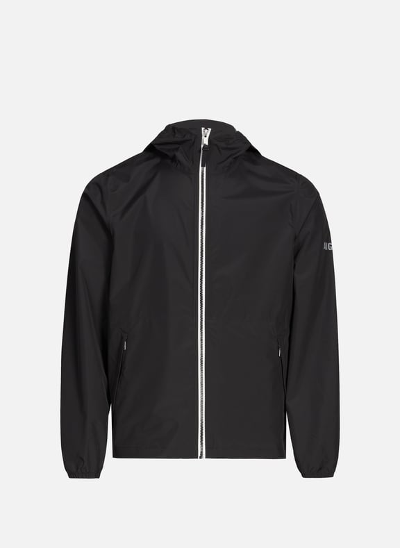 Windproof Raincoat Black by AIGLE AIGLE Windproof Raincoat Black
