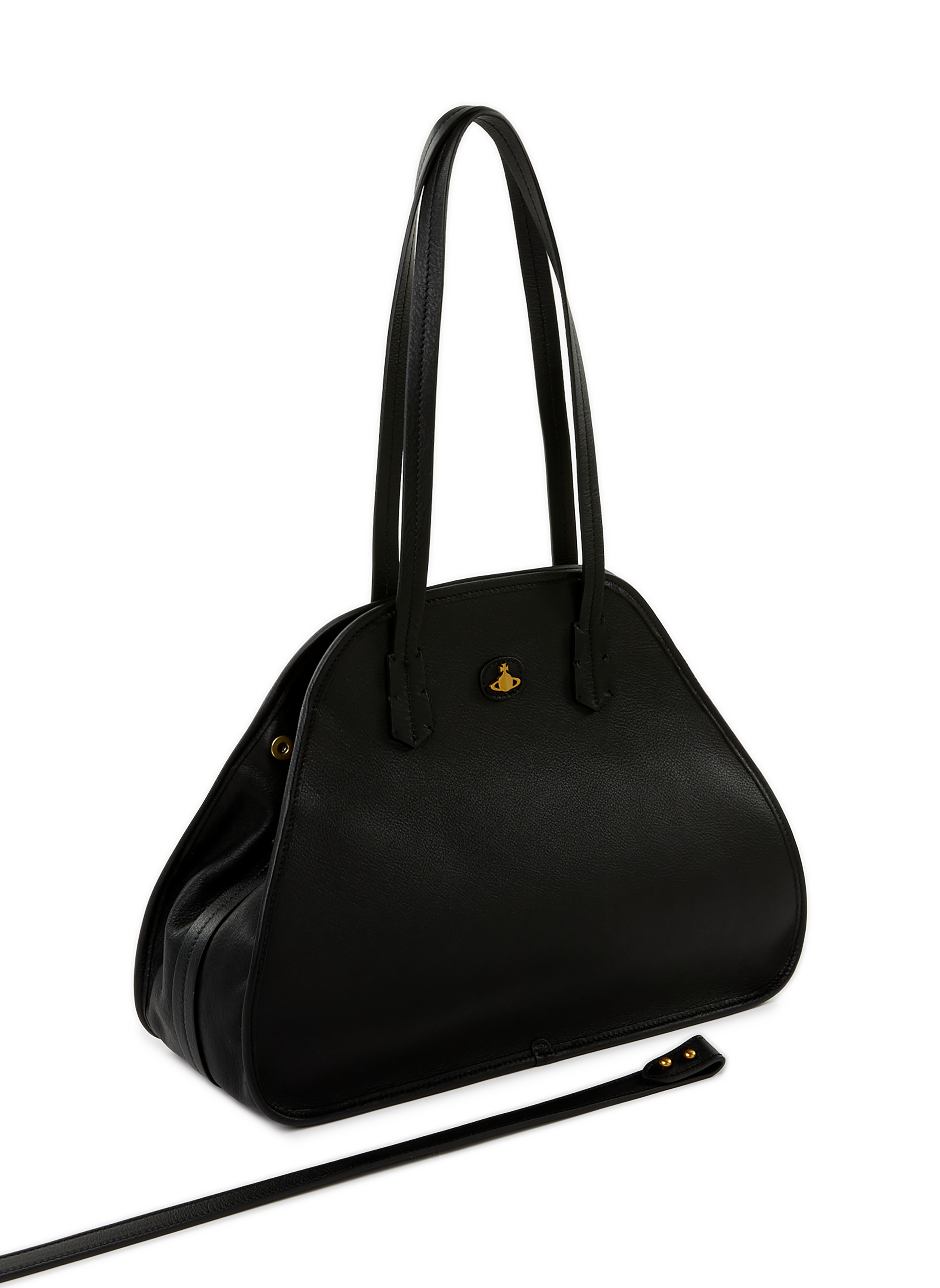 Sac à main Yasmina en cuir  VIVIENNE WESTWOOD Noir