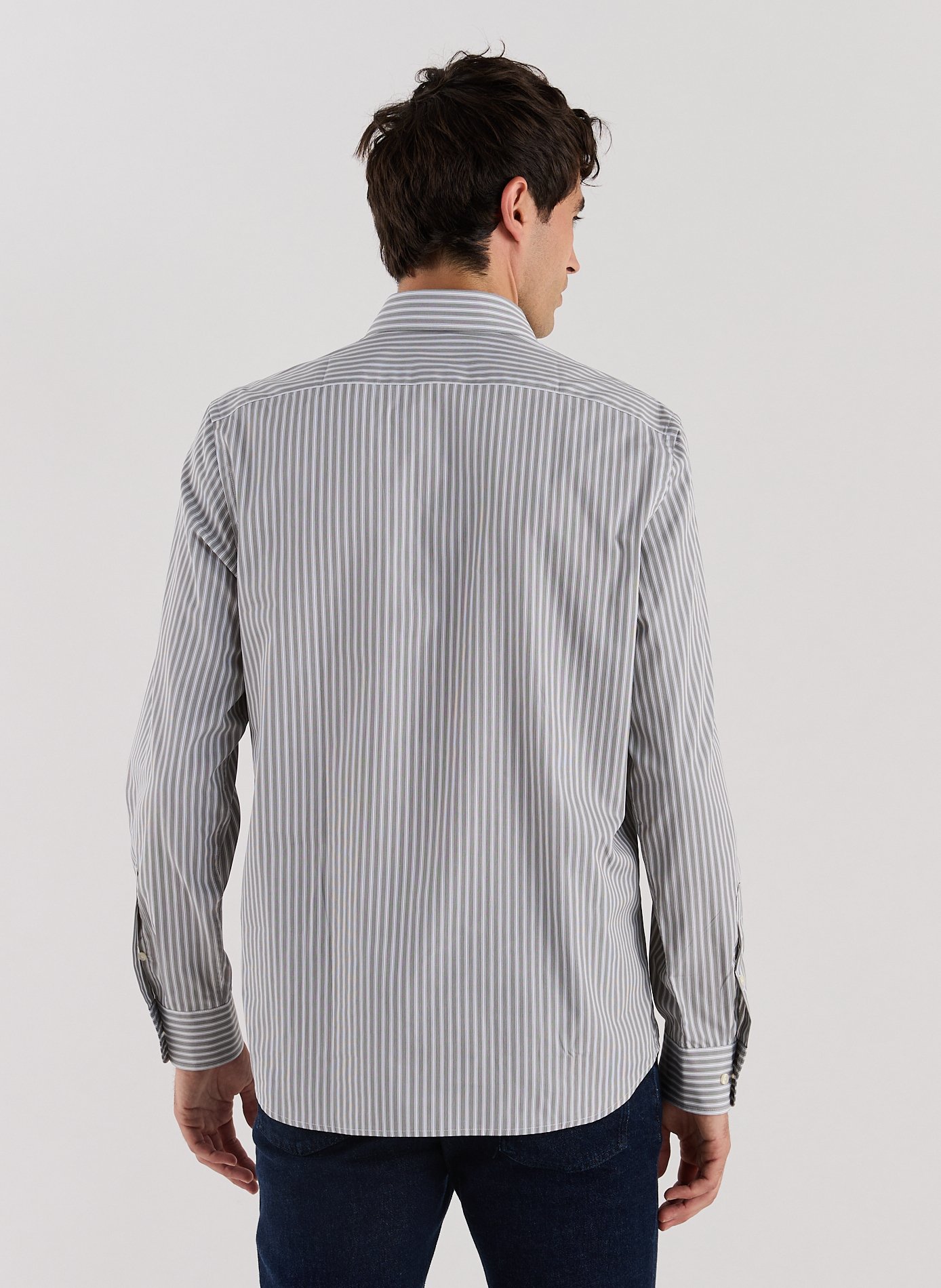 Linen shirt FACONNABLE Khaki