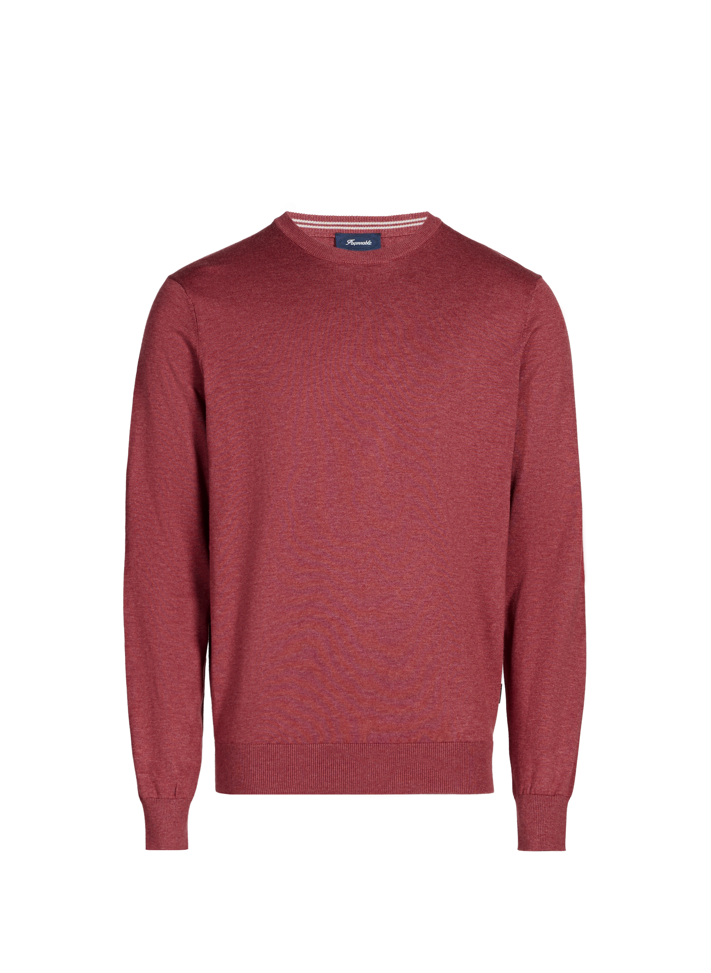 Pull en coton et soie FM700301 Red violet