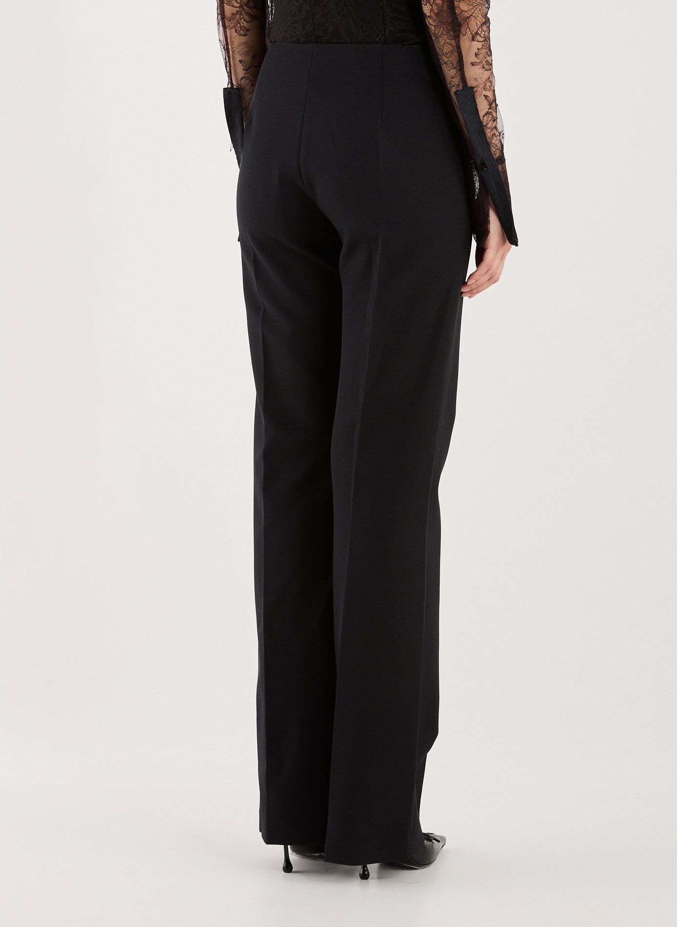 Pantalon droit  BLUMARINE Noir
