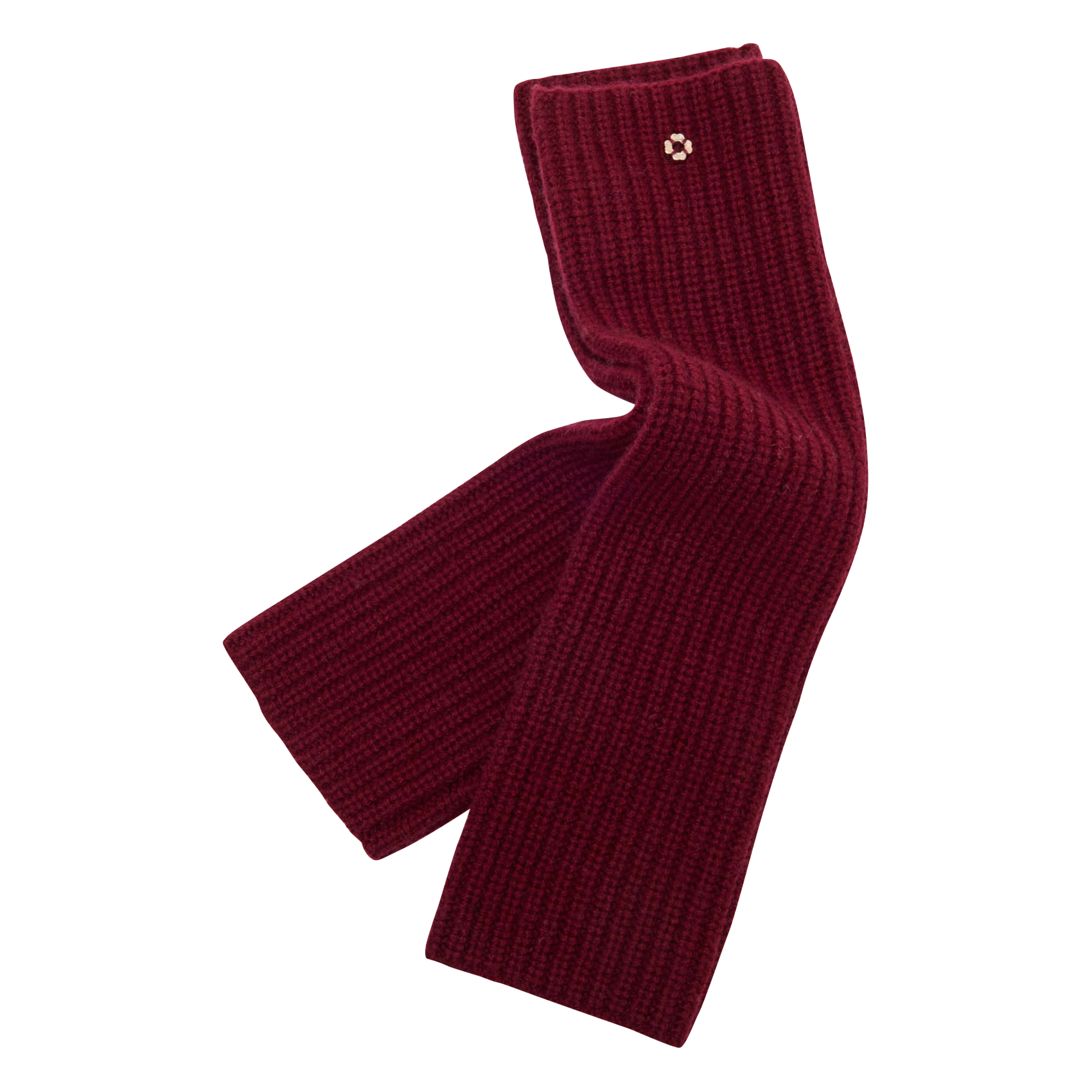 Mitaines en laine et cachemire MAJE Rouge