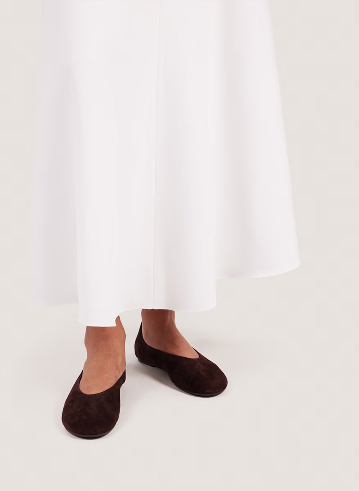 Ballerines en cuir derline JONAK Marron