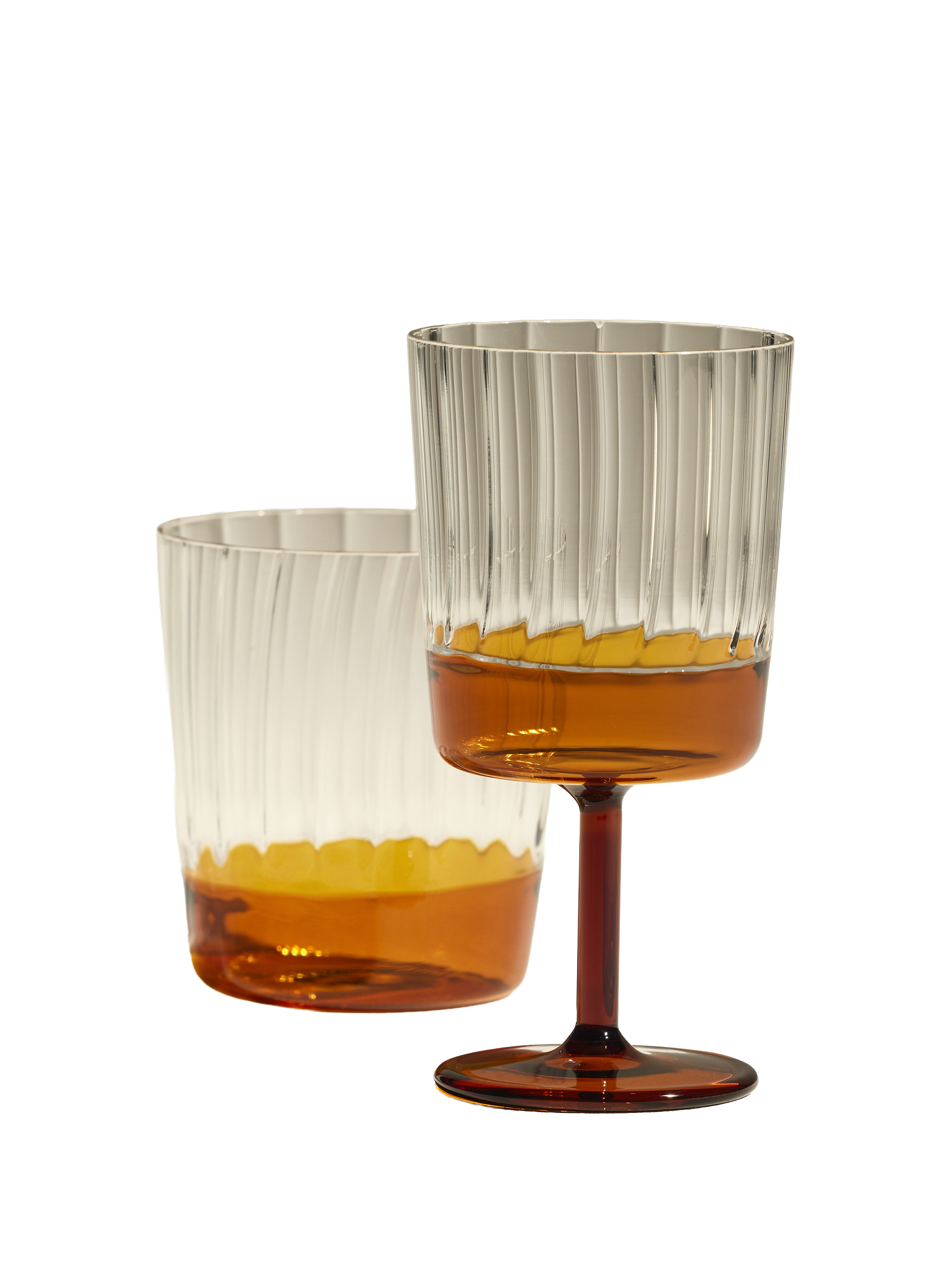 Verre à vin eclat MAISON SARAH LAVOINE Orange